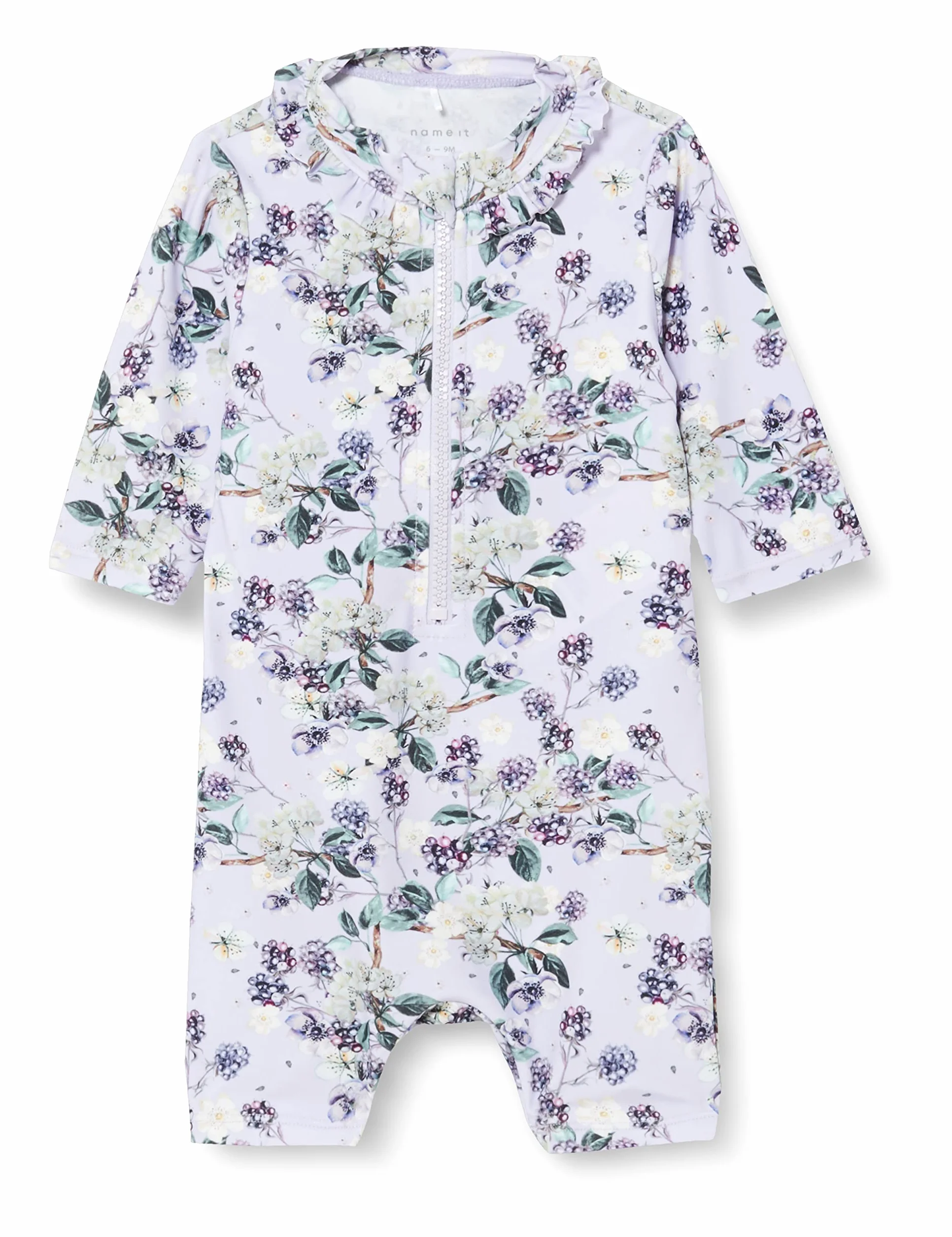 NAME IT Strój kąpielowy jednoczęściowy Niemowlęta - dziewczynki Nmfzeka 3/4 Uv Swim Suit
