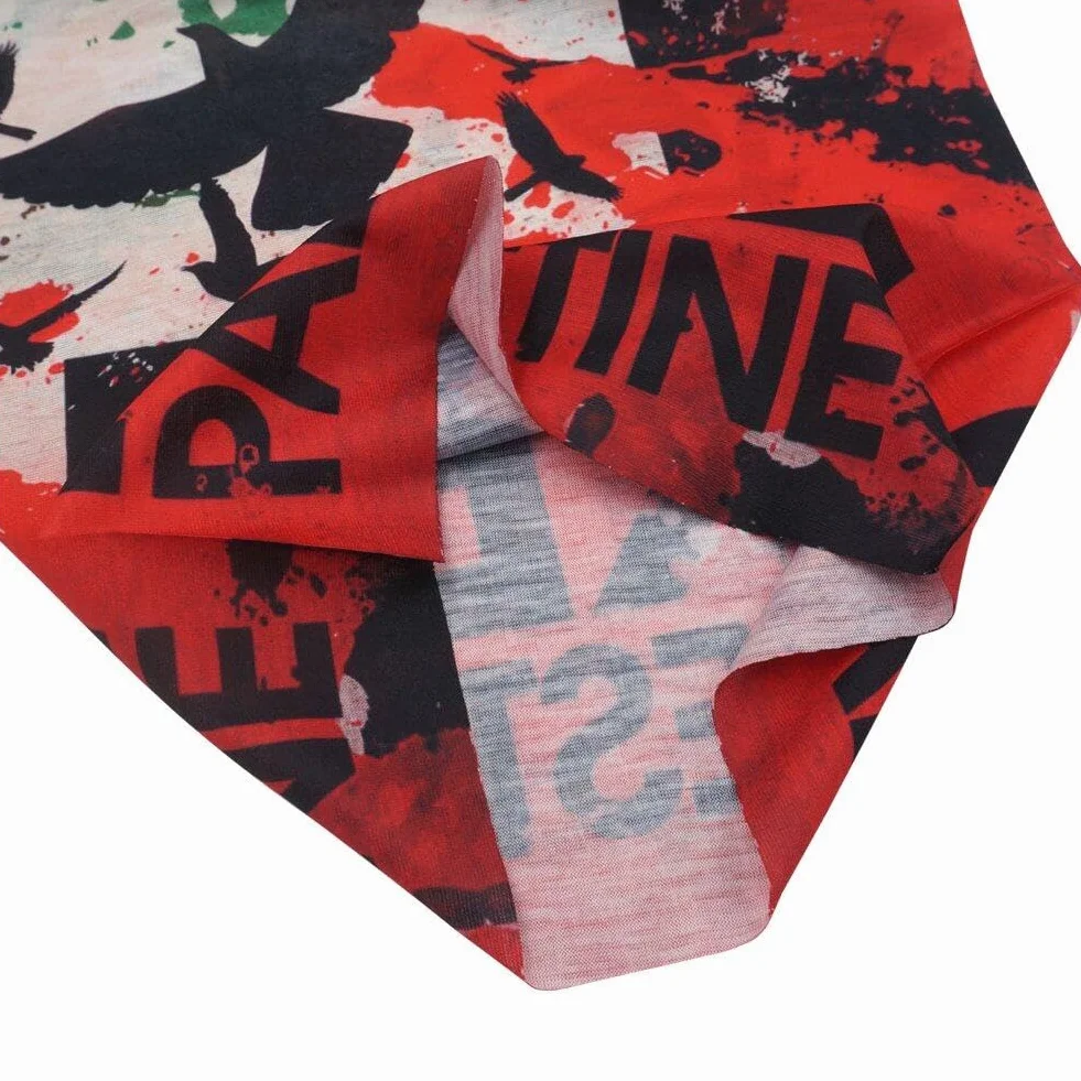 Flaga Palestyna Bandana Szyi Gieta Galon Giant Annaffunts