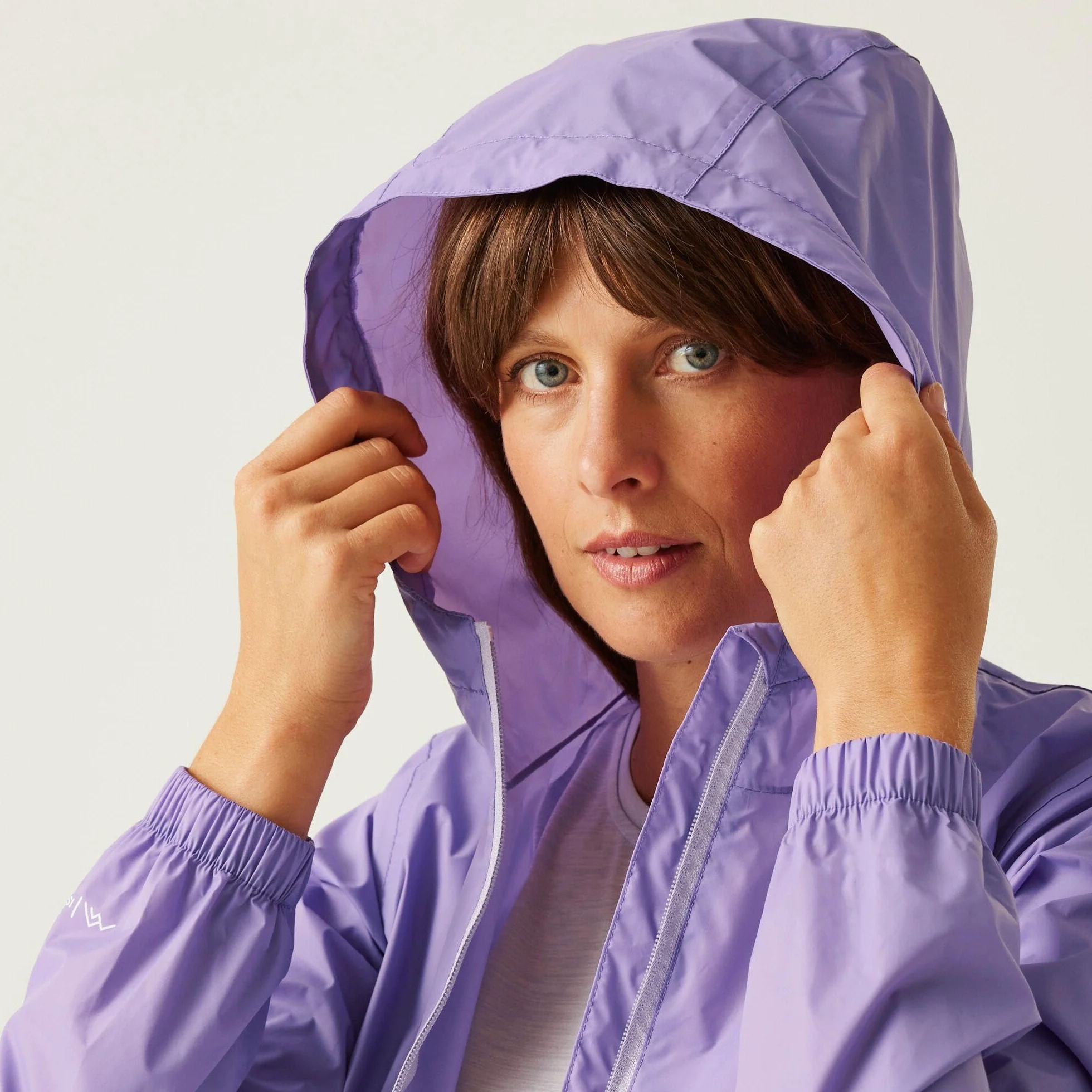 Regatta Kurtki wodoszczelne damski Pack-It III' Breathable Taped Seams Packable Hooded