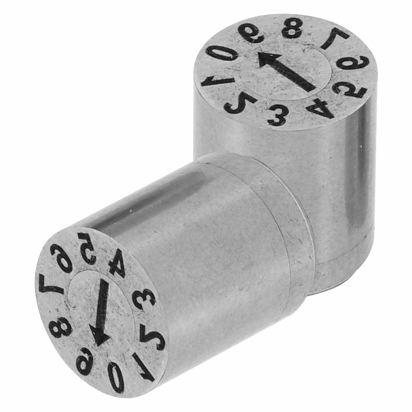 2 Sztuki Częściowy Regulowany Stempel Numerujący Metalowy Datownik Do Planera i Biura Wielofunkcyjny Stempel Do Oznaczania Dokumentów i Zadań Przemysłowych