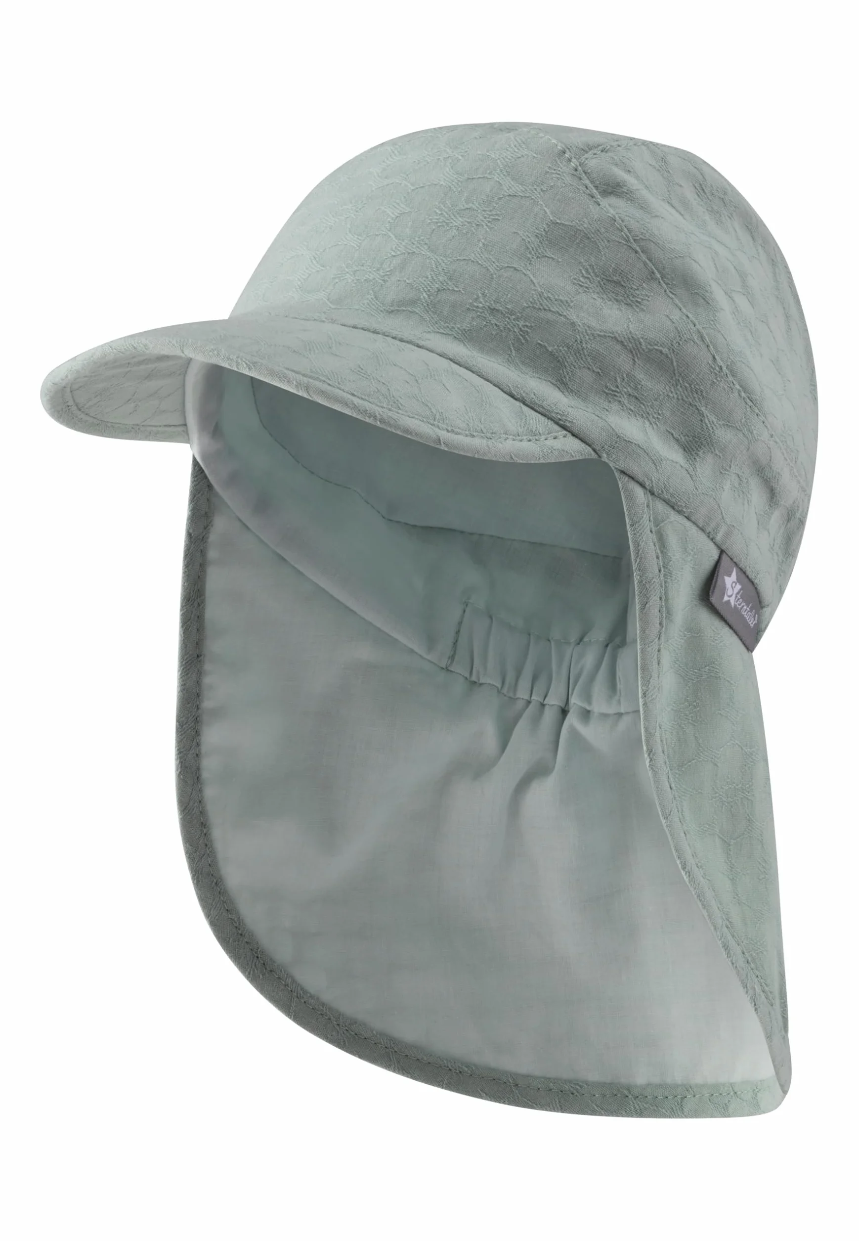 Sterntaler Kapelusz przeciwsłoneczny Dziewczynki Schirmmütze Mit Nackenschutz Aus Baumwolle Jacquard