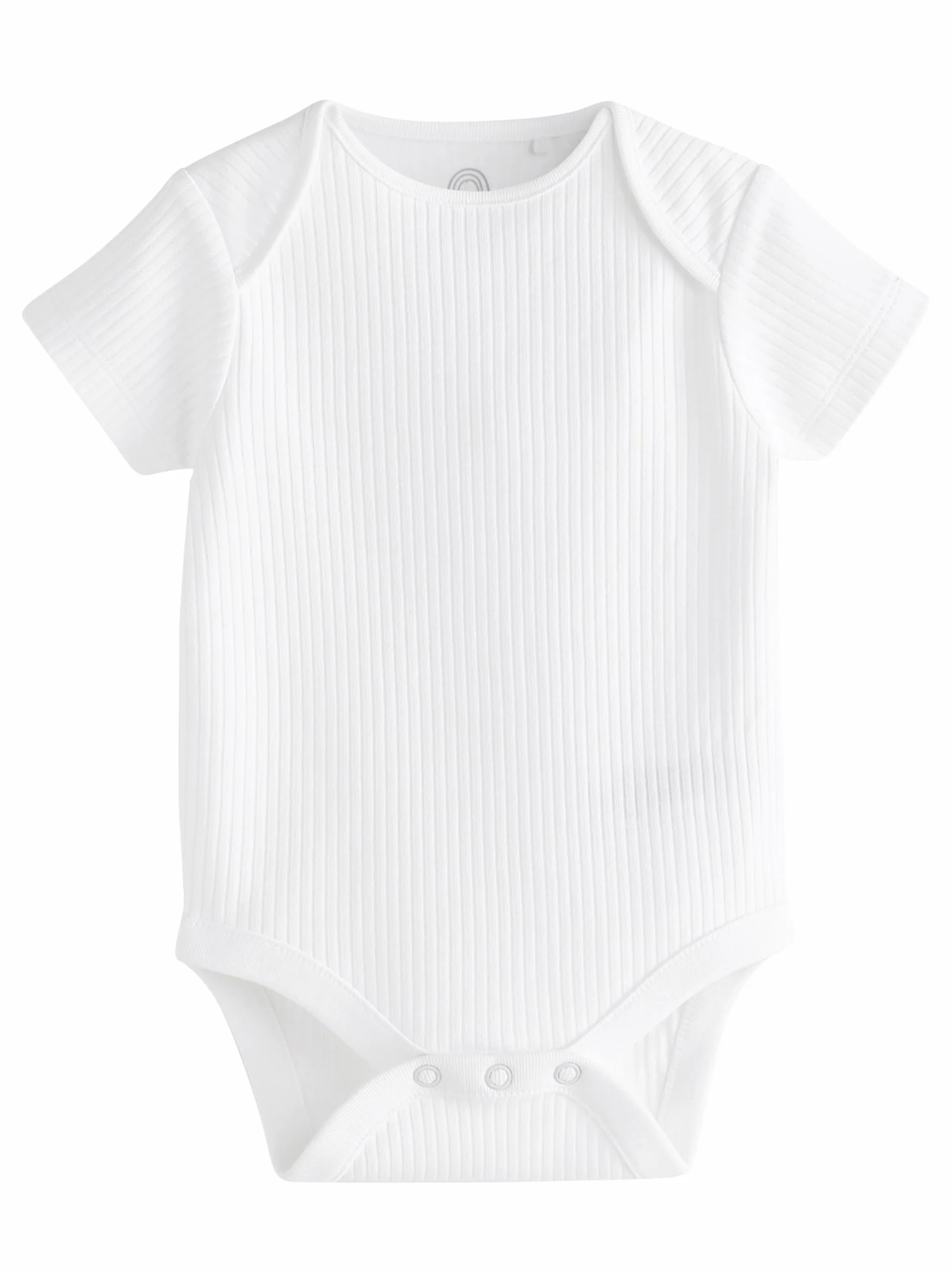 NEXT Noworodki unisex Zestaw 5 prążkowanych body niemowlęcych z krótkim rękawem