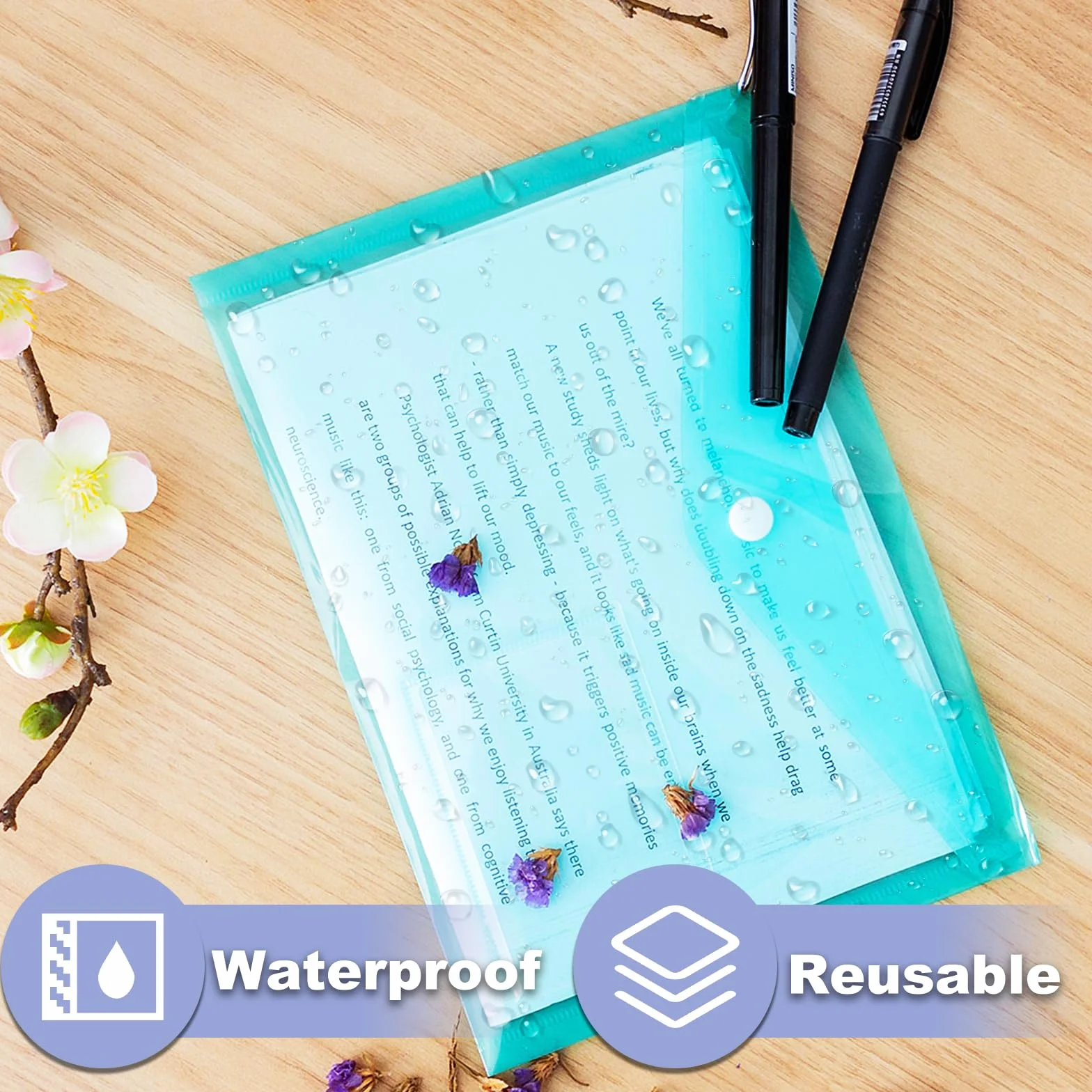 24 sztuki A5 Teczka na dokumenty z kieszenią na etykiety, przezroczysta teczka do przechowywania dokumentów A5 z kieszeniami do szkoły, pracy w domu i organizacji biura, wielokolorowe