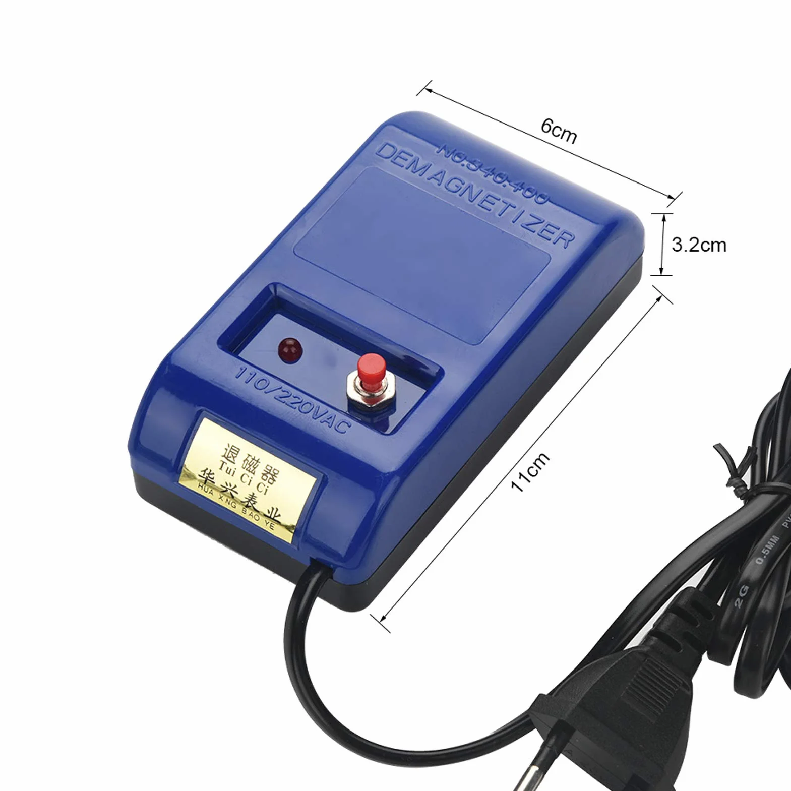 Demagnetyzator do zegarków, profesjonalne narzędzie do naprawy demagnetyzatora Naprawa zegarka Demagnetyzator zegarek kwarcowy Narzędzie do naprawy rozmagnesowania 250V