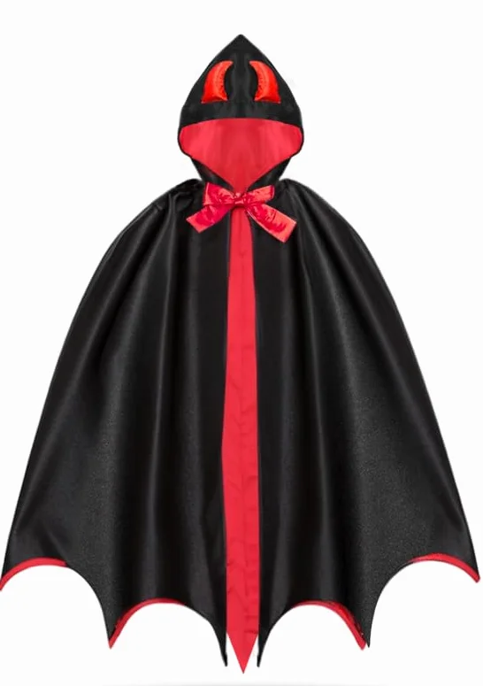 iLuane Singtis diabeł kostium damski, kostium karnawałowy, damski kostium diabła, peleryna dla diabła, seksowna na karnawał, maskaradę, Halloween, Cosplay 1
