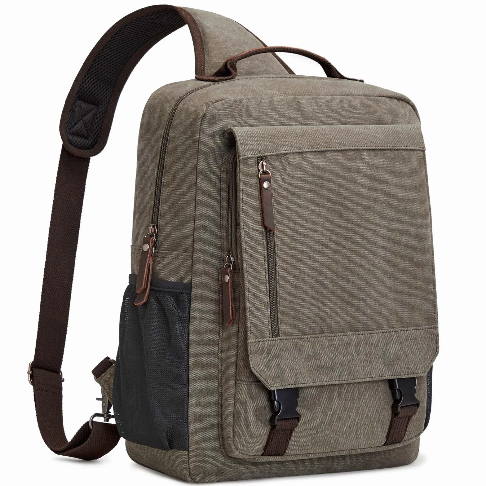 S-ZONE Sling plecak męski, torba na klatkę piersiową, 13 cali, crossbody, torba na ramię, torba sportowa, na bodybag Sling Bag, plecak na co dzień, do aktywności na świeżym powietrzu, wędrówek, jazdy