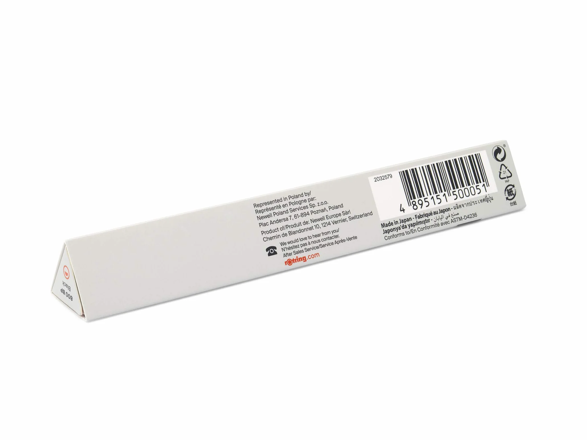 Rotring 800 2032579 Długopis, Czarny, 15.14 x 2.01 x 2.01 cm; 26 g