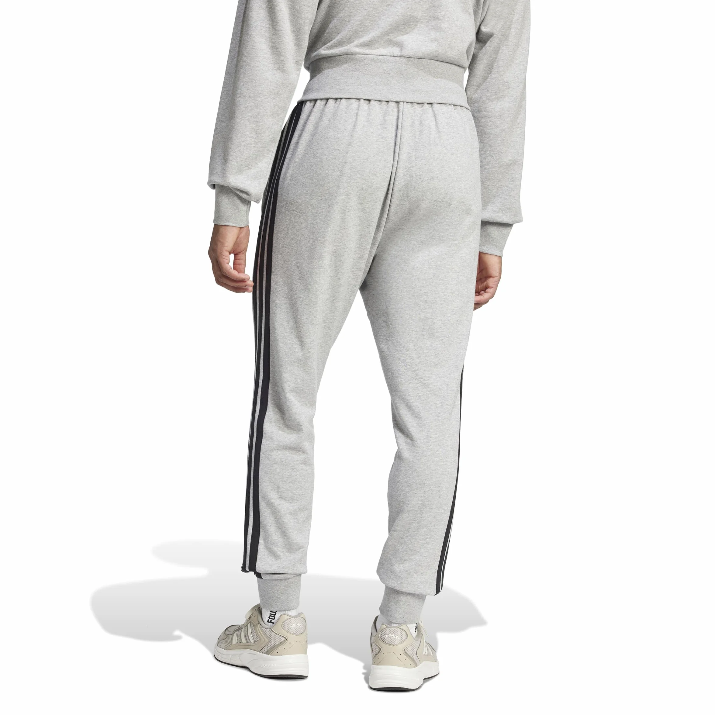 adidas Essential Three Stripes French Terry Pant - Spodnie dresowe Mężczyźni
