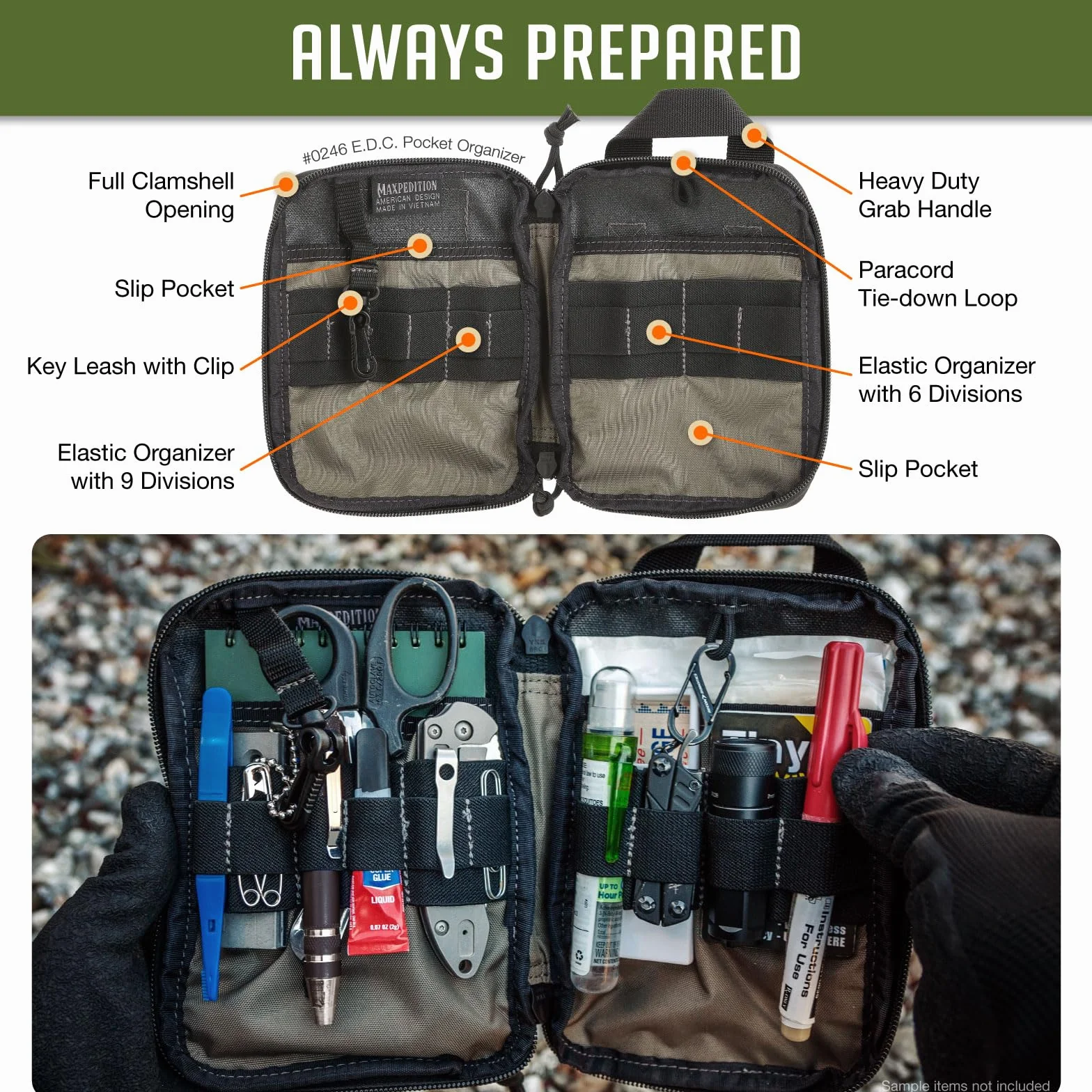 Maxpedition Organizer kieszonkowy E.D.C. (czarny)