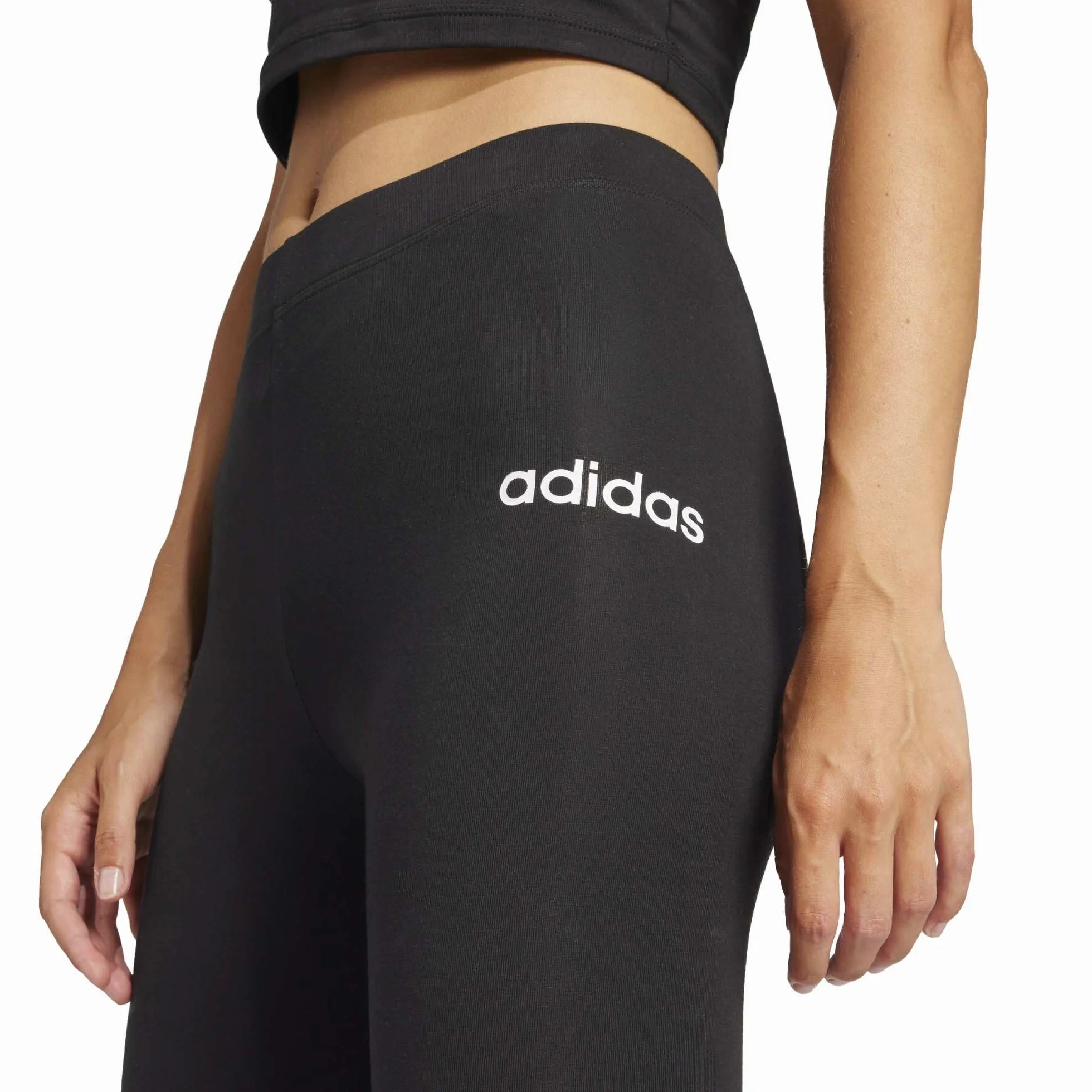 adidas Essentials Linear Cotton Leggings - Rajstopy Kobiety