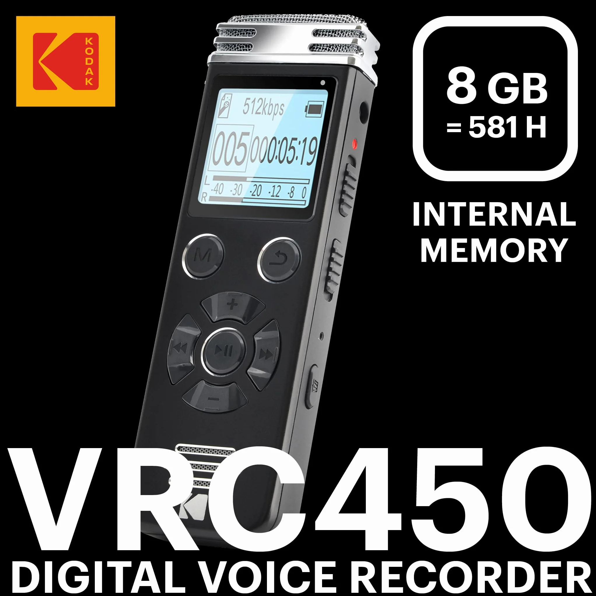 KODAK VRC - Kompaktowy i wydajny dyktafon cyfrowy