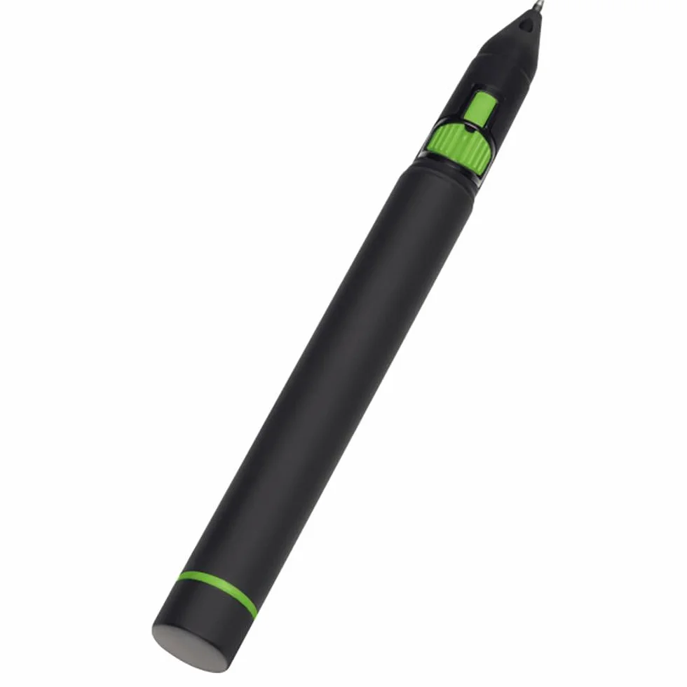 Leitz, Długopis ze Wskaźnikiem Laserowym Pro 2 z Baterią w Zestawie, Materiał: Mosiądz/Plastik, Kolor: Czarny (67380095)