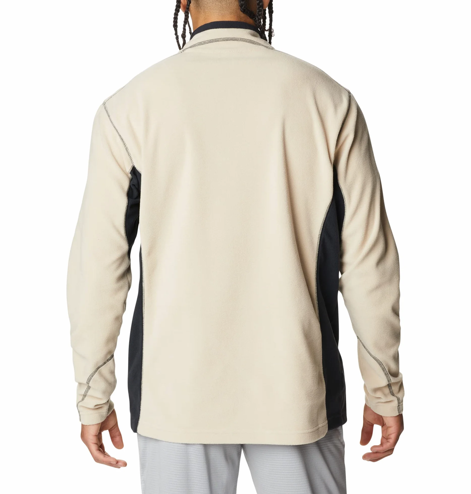 Columbia Klamath Range 2 Half Zip, Bluza Polarowa Mężczyźni, Ancient Fossil/Black, M