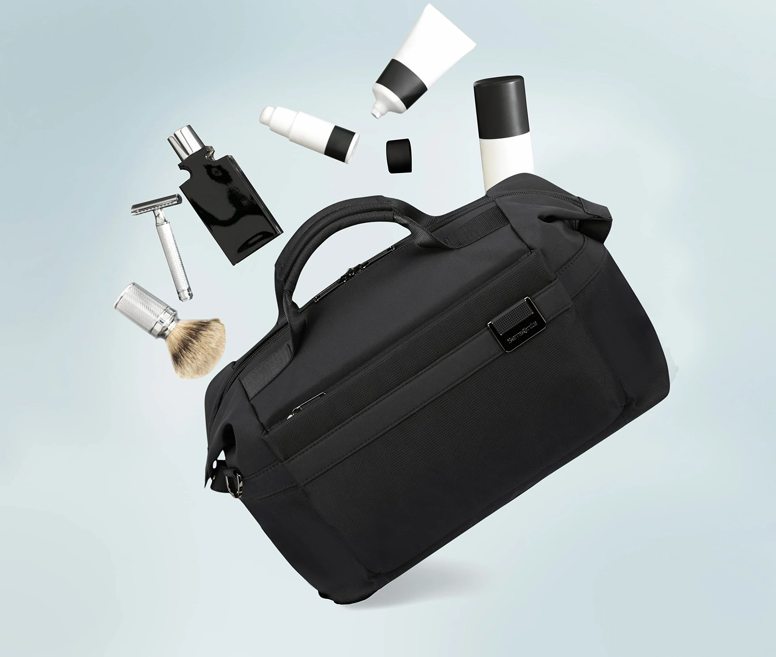 Samsonite Airea - Cosmetic Case, 35 cm, czarny (czarny)