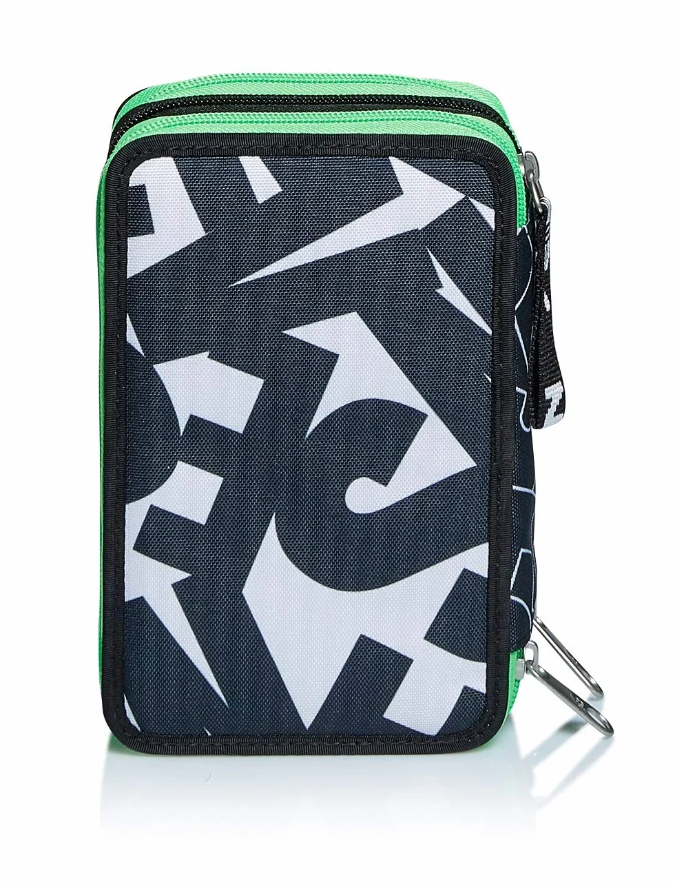 ALPHA BEAT Seven Pencil Case Pen Bag Multicolor Box for Stationery XXL 3 Compartments
