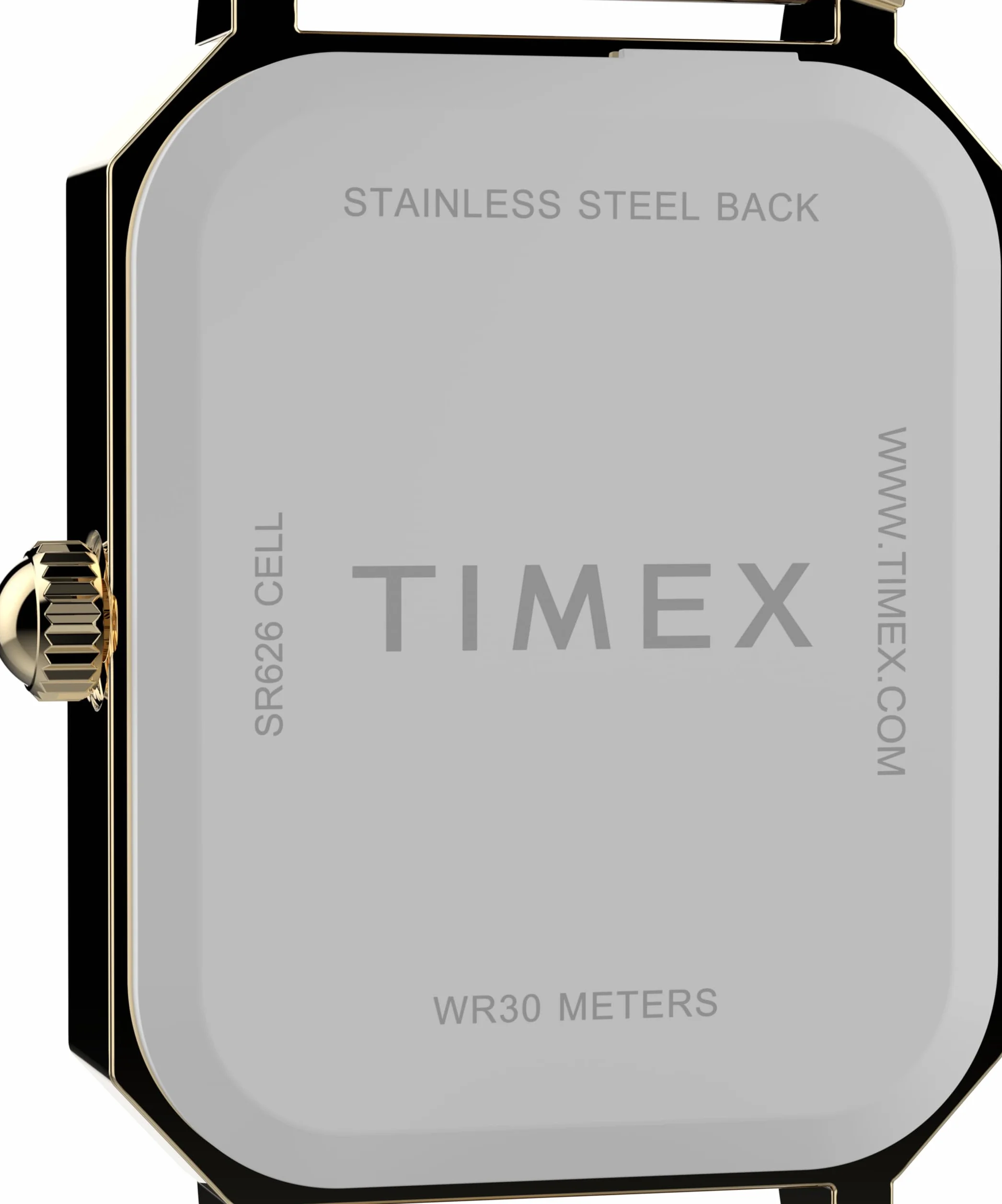 Timex Zegarek Damski Trend 21 mm, Brązowy Skórzany Pasek, Biała Tarcza, Złota Obudowa TW2Y00900