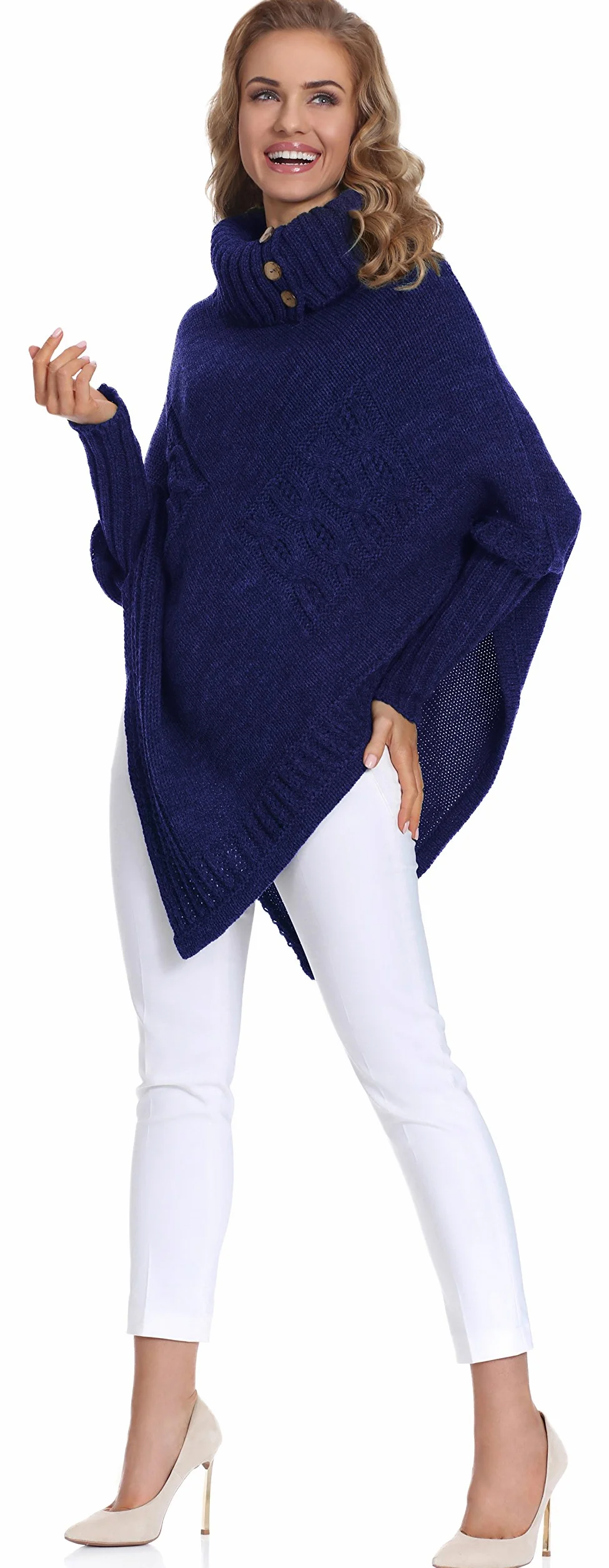 Merry Style Damskie Poncho M83N4