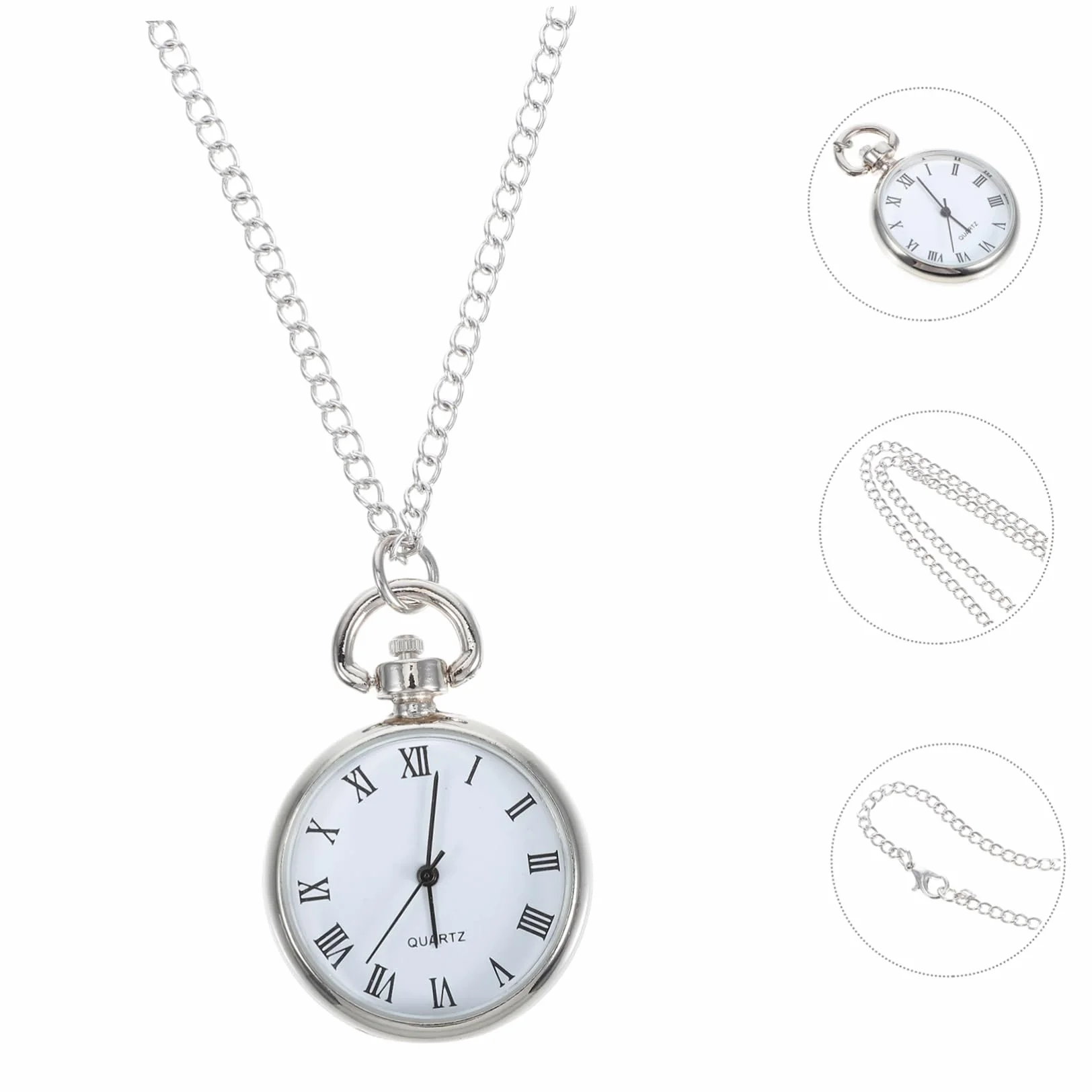 1kawałek Zawieszany Zegarek Stylu Nowoczesnym z Stopu Alloy Elegancki Wisiorek Zegarek Szyję z Łańcuszkiem Idealny Do Codziennego Użytku i Dekoracji
