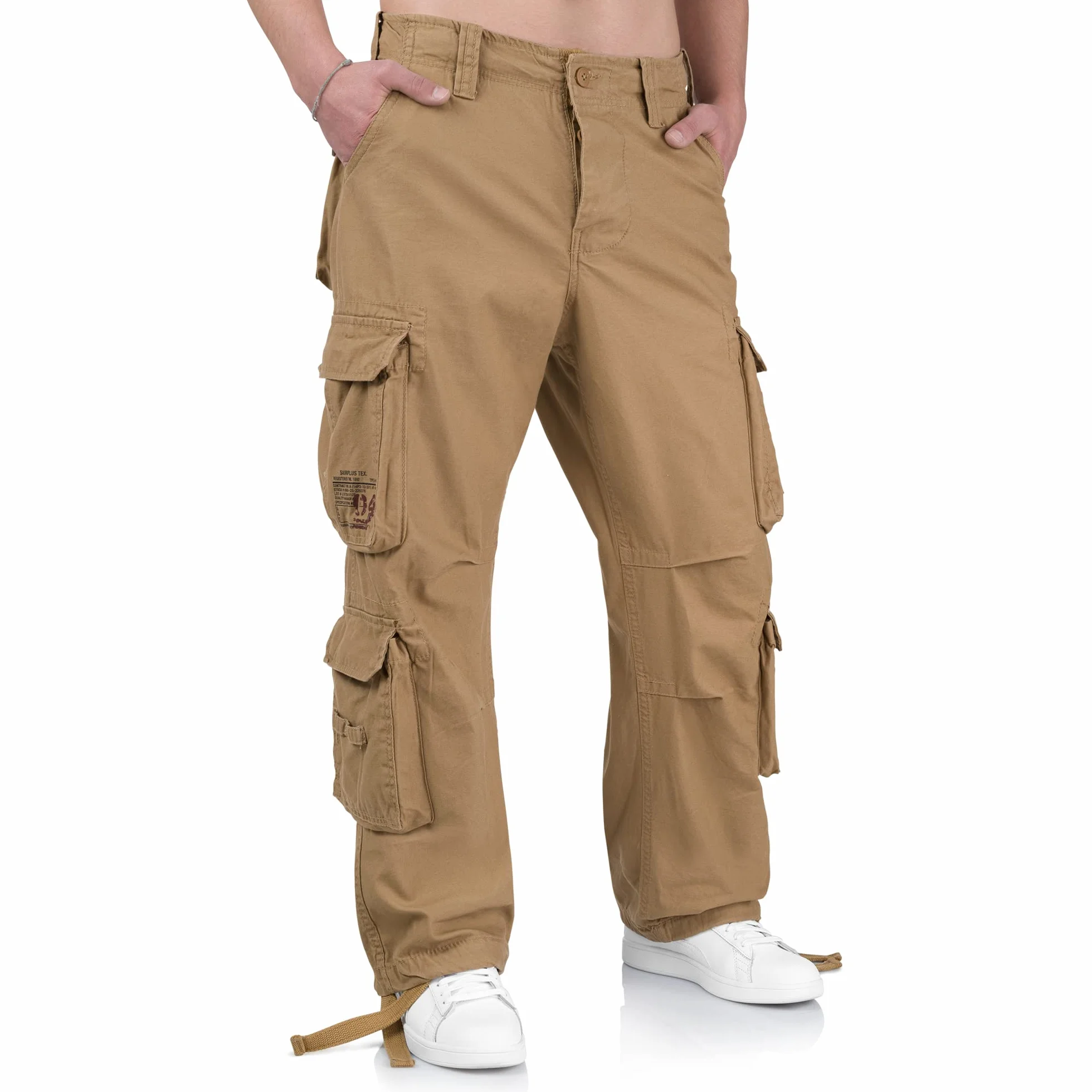 Surplus Raw Vintage Airborne Męskie Spodnie Cargo