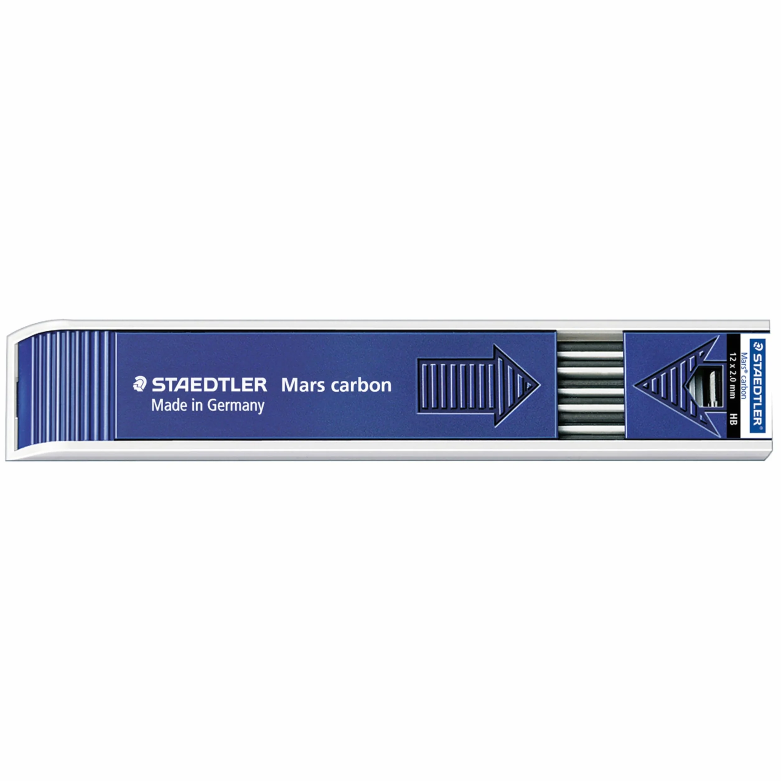 STAEDTLER Mars Carbon 2 mm rdzenie HB stopień 200-HB, 12 szt.
