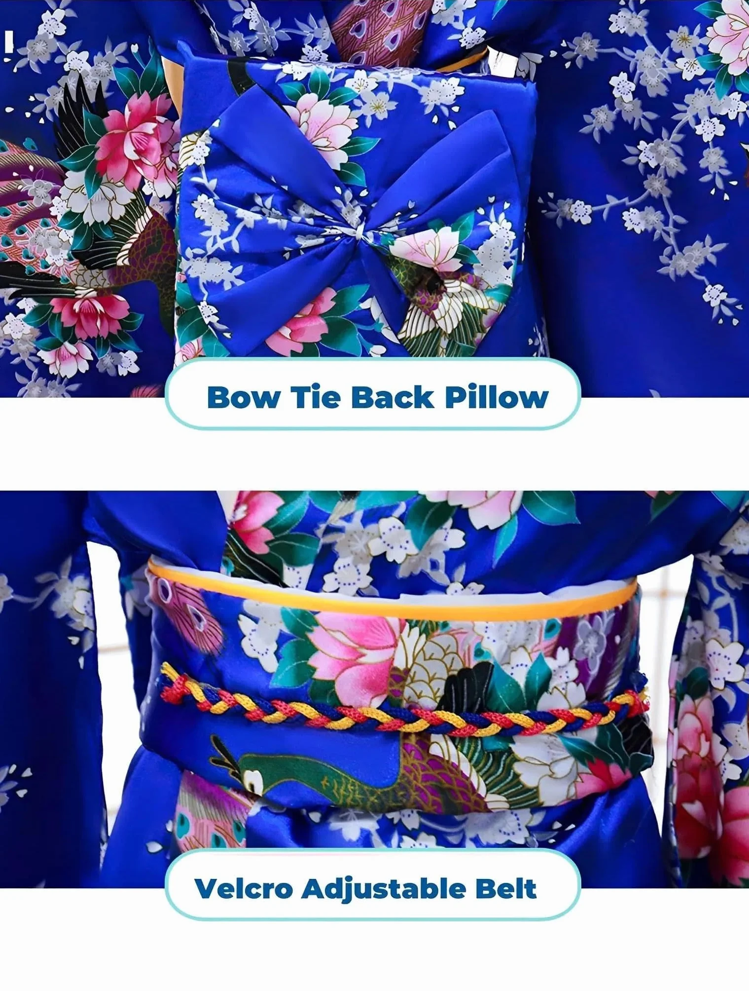 Dzieci Yukata vintage japoński styl - dziewczęca kimono sukienka dziecięca tradycyjna odzież jedwabna tkanina szlafrok odzież ślubna impreza performance sukienka