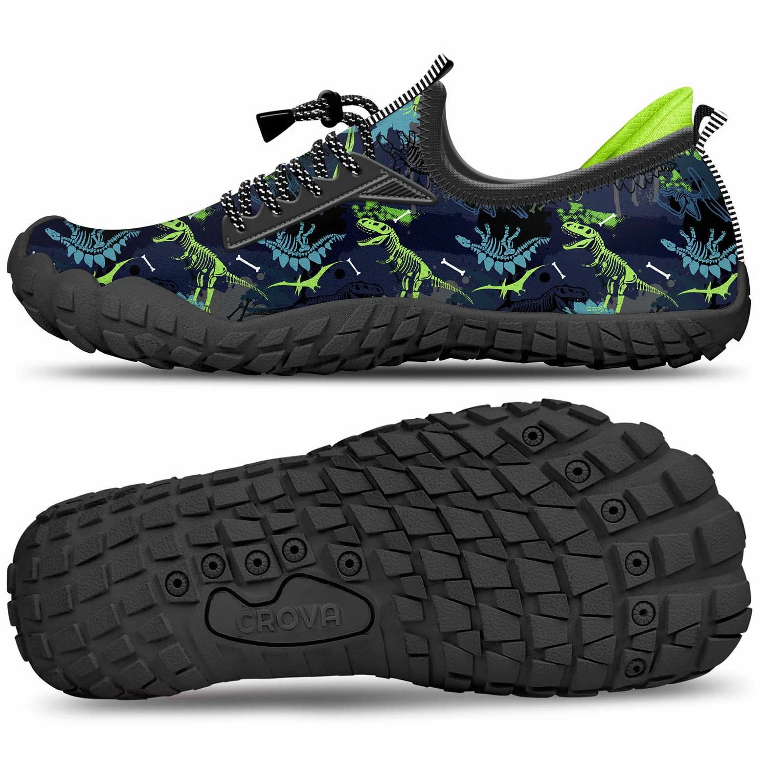 CROVA Dziecięce buty do sportów wodnych, ultralekkie, całkowicie drenażowe, szybkoschnące, do wody, wsuwane, dla chłopców, dziewcząt, maluchów