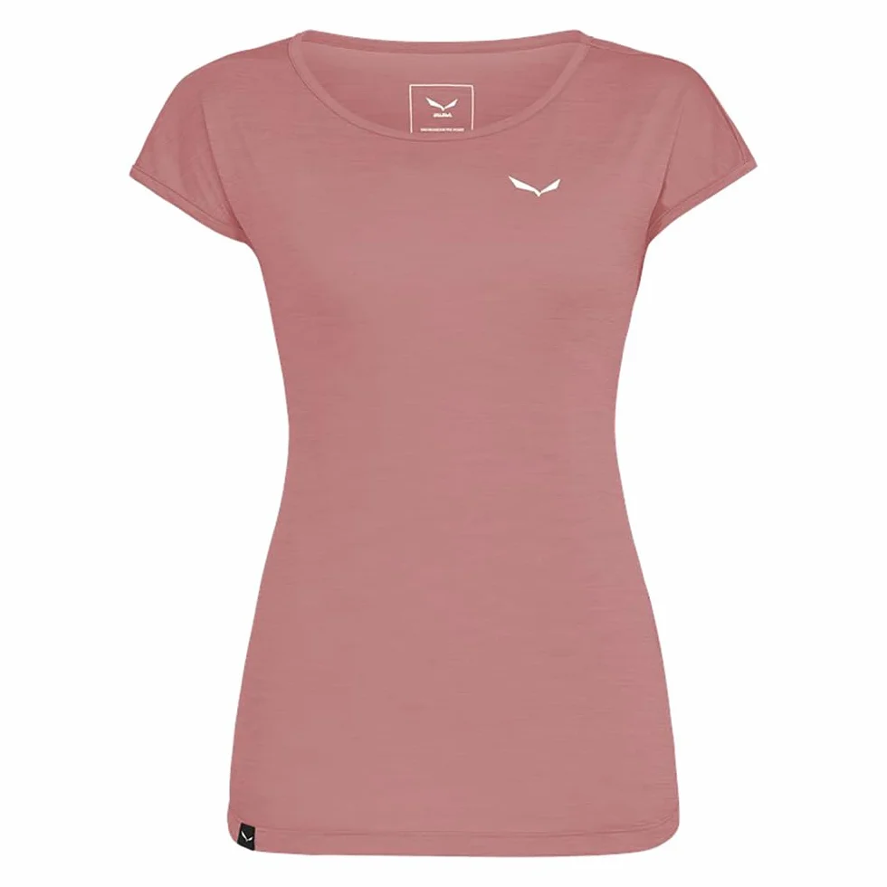 Salewa Puez Melange Dry T-Shirt W, pustynny różowy melanż, M