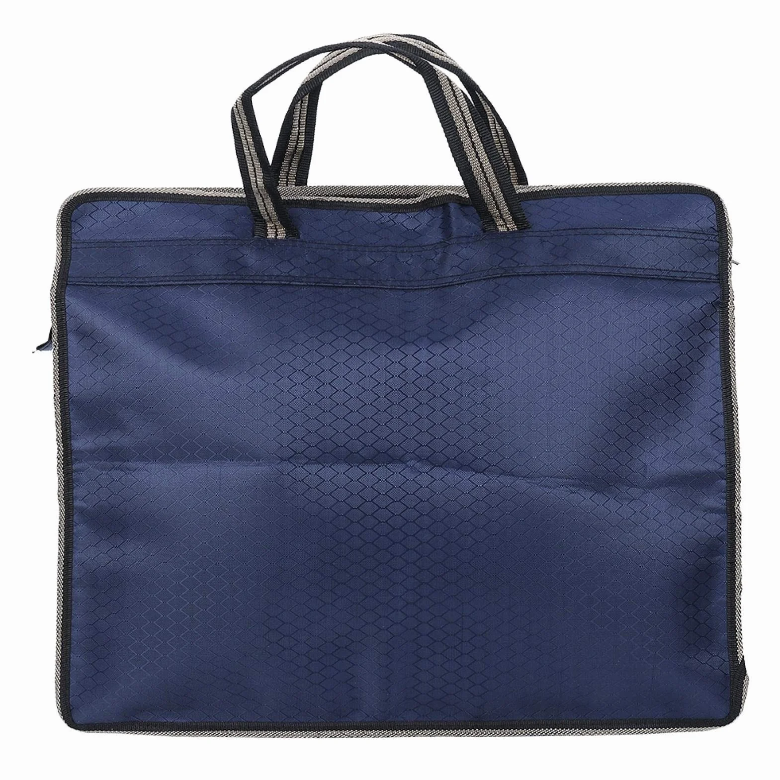 Zapinana na Zamek Torba na Dokumenty Biznesowa Portable Water Oxford Cloth Teczka Torebka Niebieski