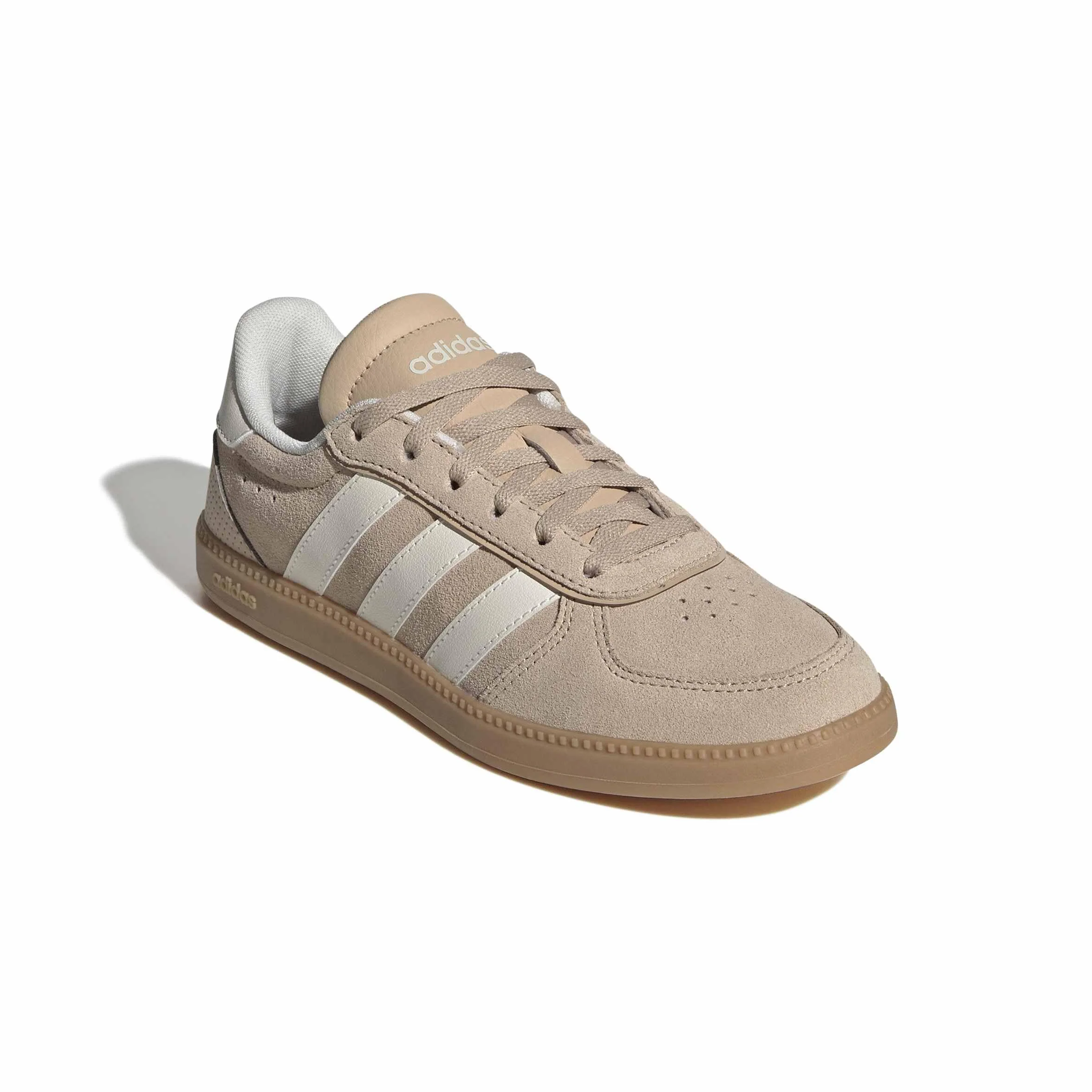 adidas Uniseks - dzieci BREAKNET SLEEK SHOES JUNIOR, magic beige/off white/GUM 3, 35 1/2 EU