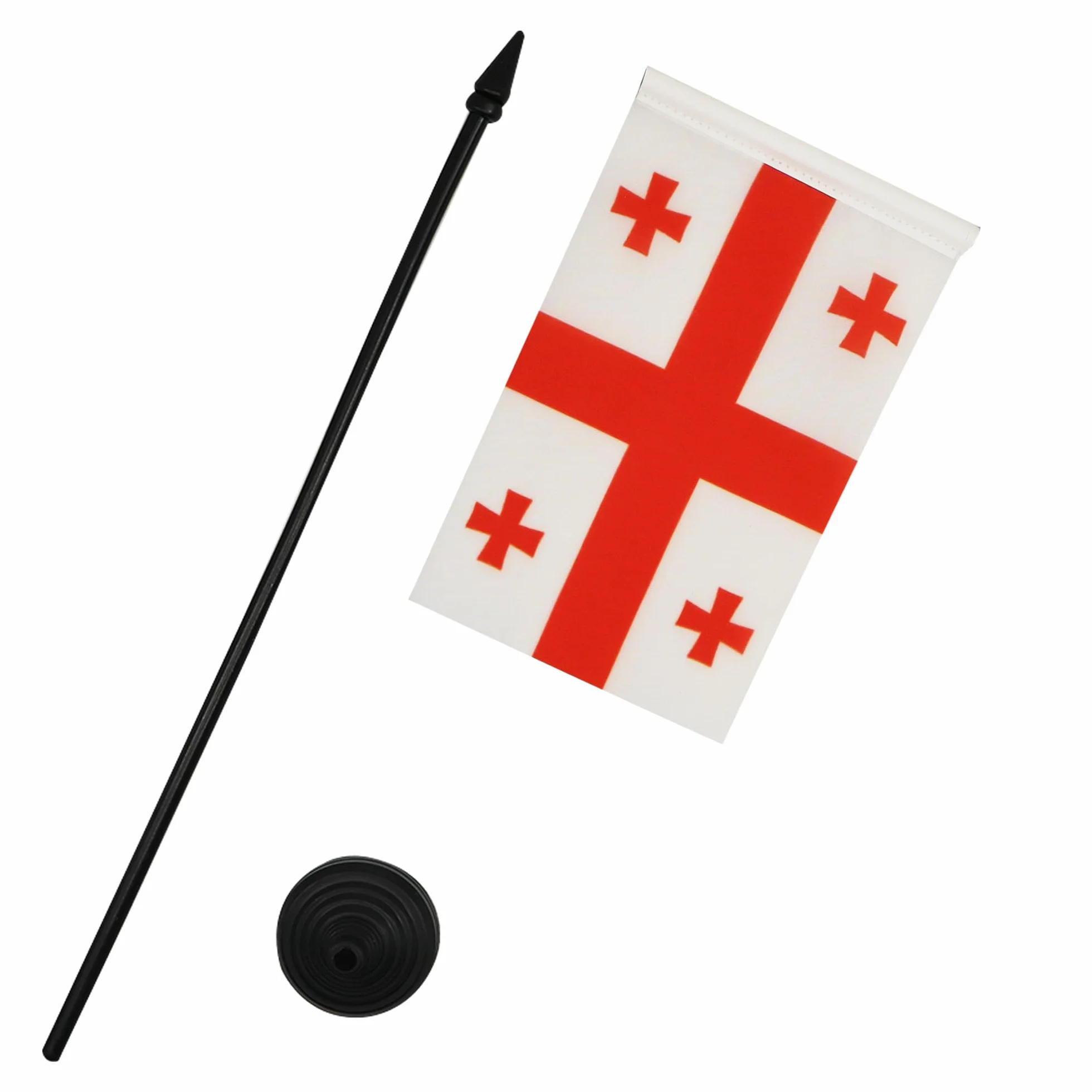 Drapeau de Table Géorgie, 15cm x 10cm