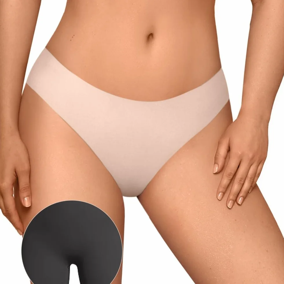 Bielizna bez palców wielbłądzich, dowód dla kobiet cameltoe korektor bielizna bezszwowa niewidoczna wkładki do majtek treningowych