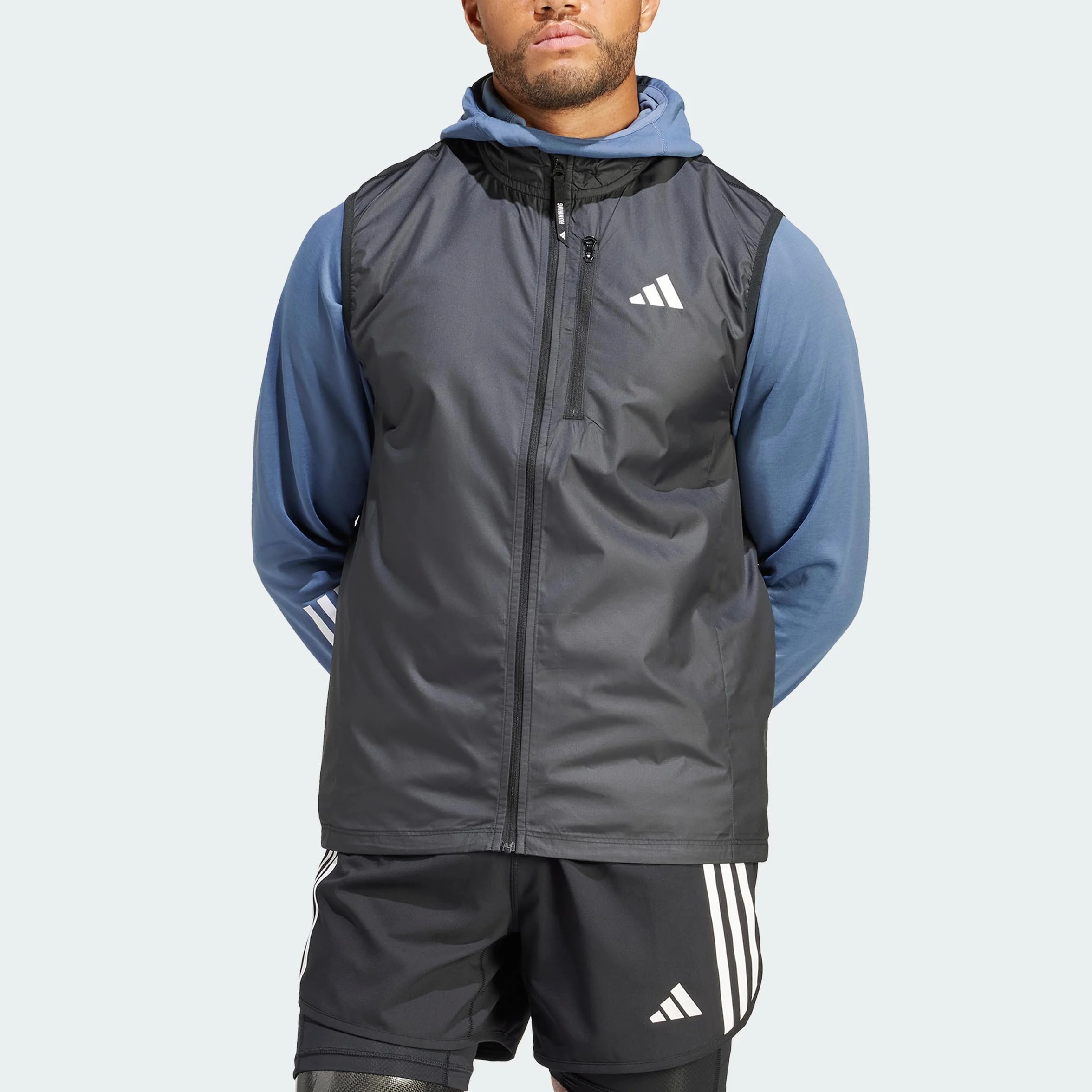 adidas Mężczyźni Own the Run Vest, Black, M