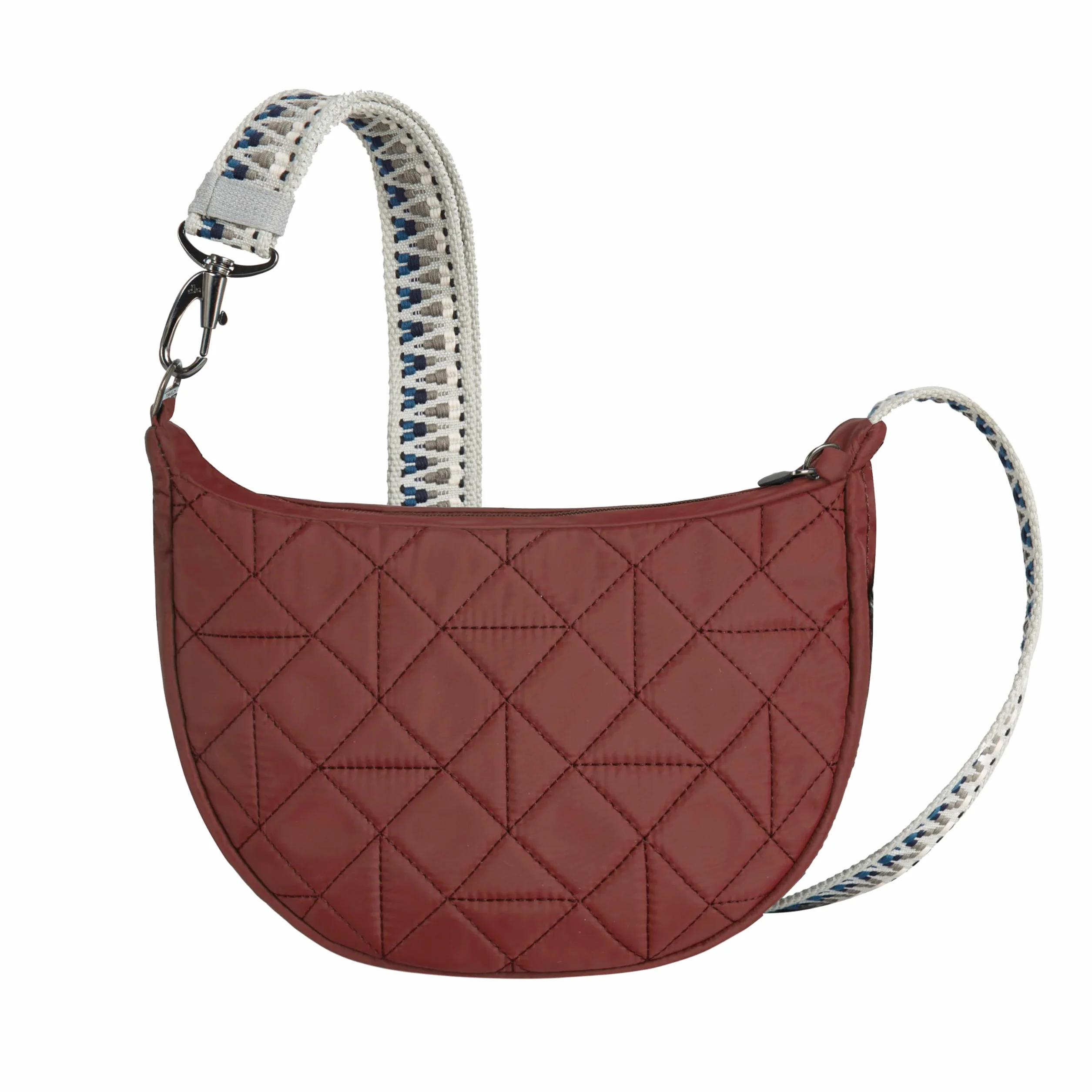 Travelon Unisex Boho Anti-Theft półksiężyc crossbody, papryka, Paprika