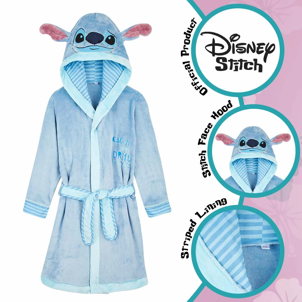 Disney Szlafrok dziecięcy, Lilo i ścieg, Król Lew, Szlafrok Mickey Dziewczęta Chłopcy, Prezenty