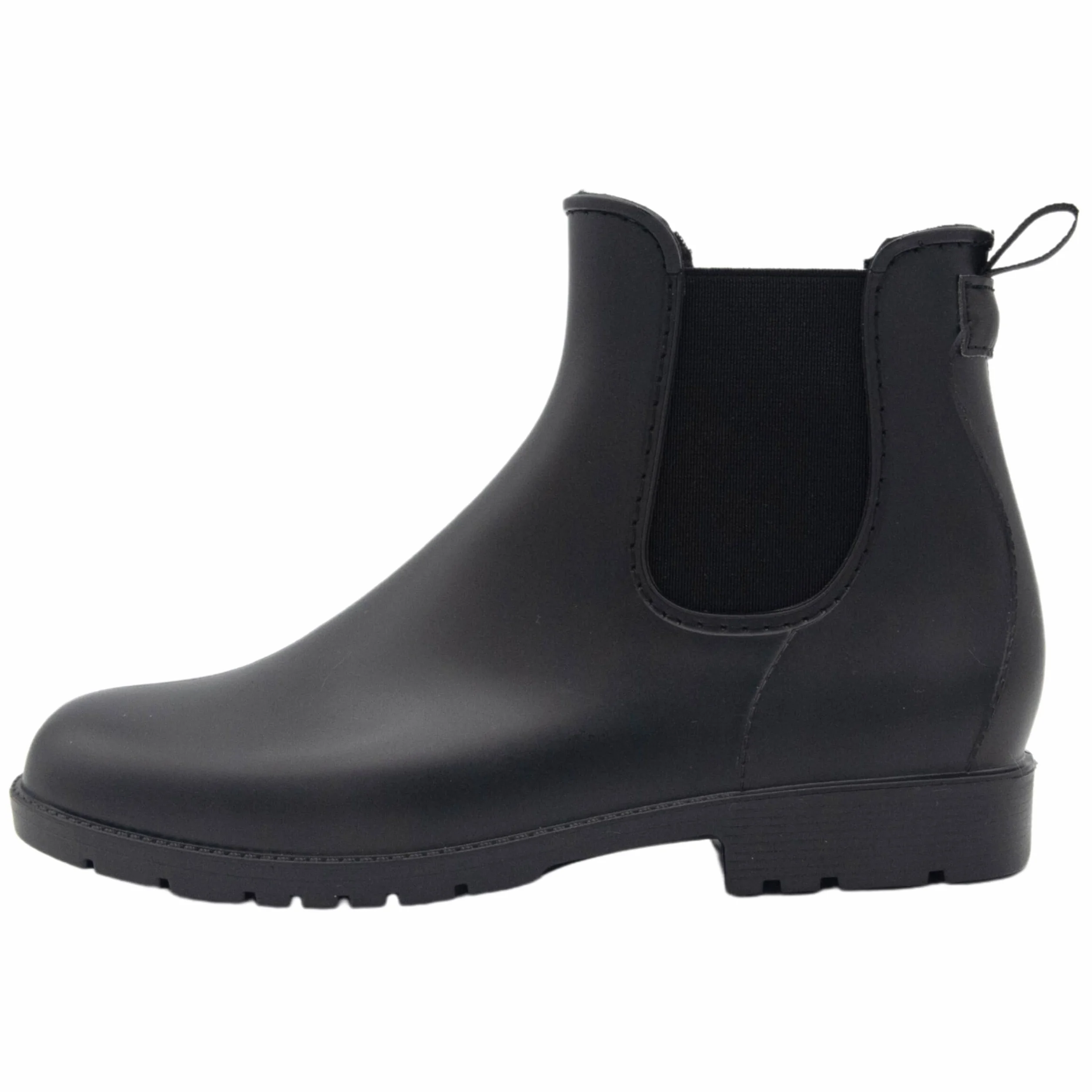 PFIFF PVC Jodhpur botki, botki z podszewką, buty zimowe z podszewką, czarne, dla dzieci i kobiet, 29-42
