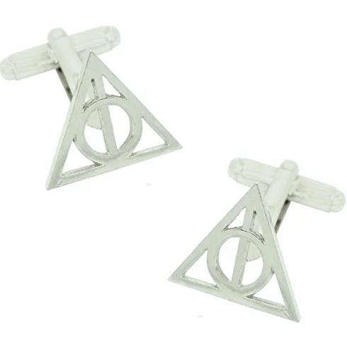 Spinki do mankietów Harry Potter Insygnia Śmierci Cufflinks, Stal stopowa