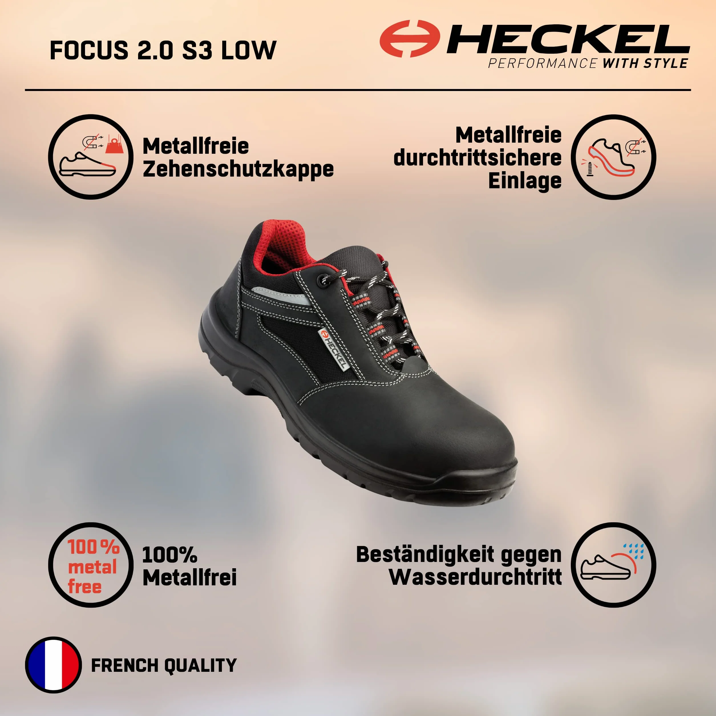 Heckel Uniseks Focus 2 S3Balerinki
