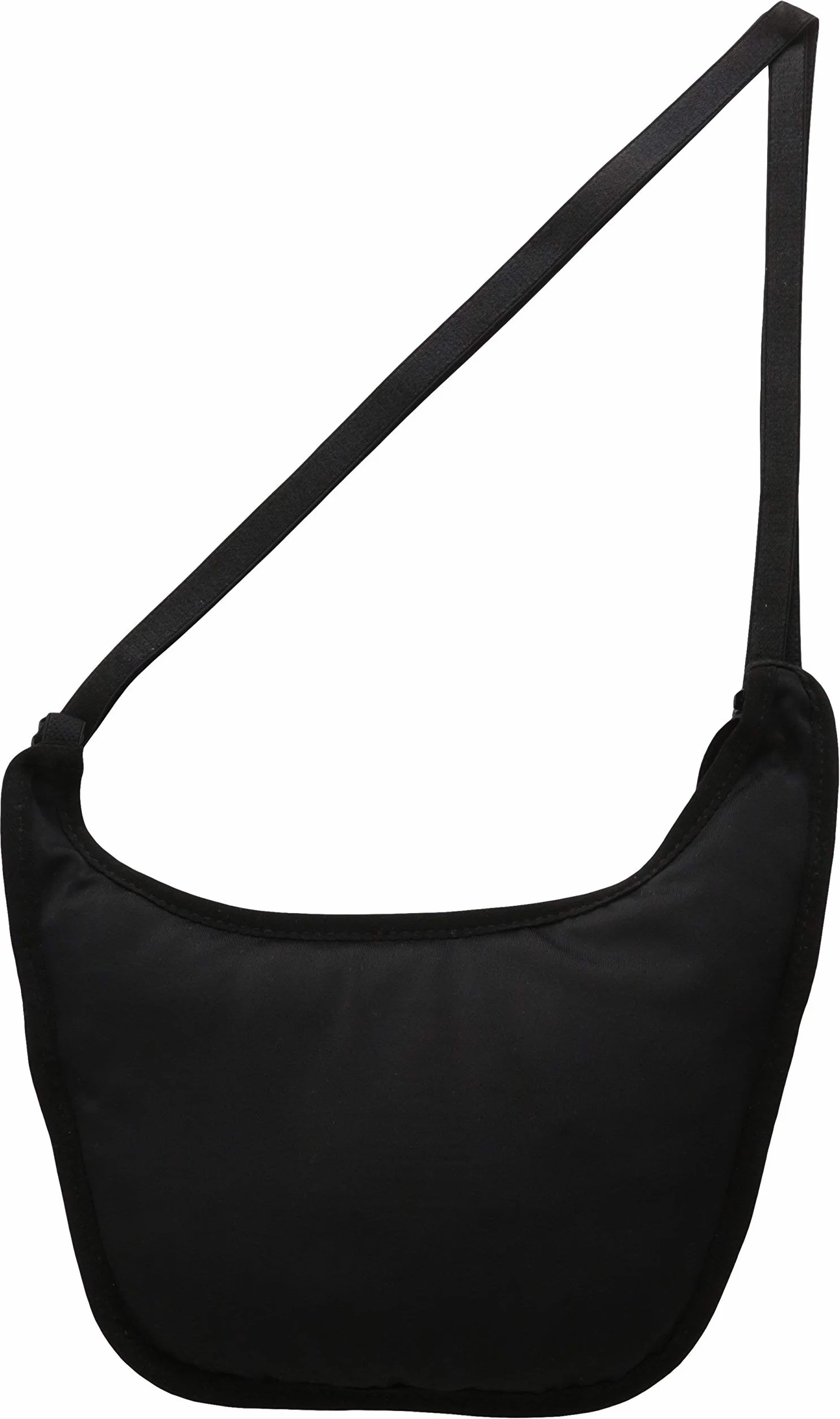 Pacsafe Unisex-Adult Coversafe S80 etui na ciało akcesoria podróżne - schowek na szyję (1 opakowanie), Czarny, 20 cm, Płócienna i plażowa torba na ramię