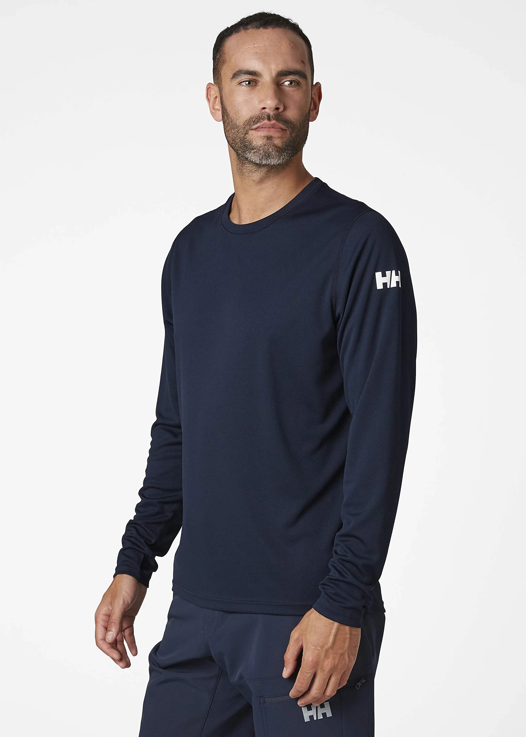 Helly Hansen Męska koszulka funkcyjna HH Tech Crew z długim rękawem
