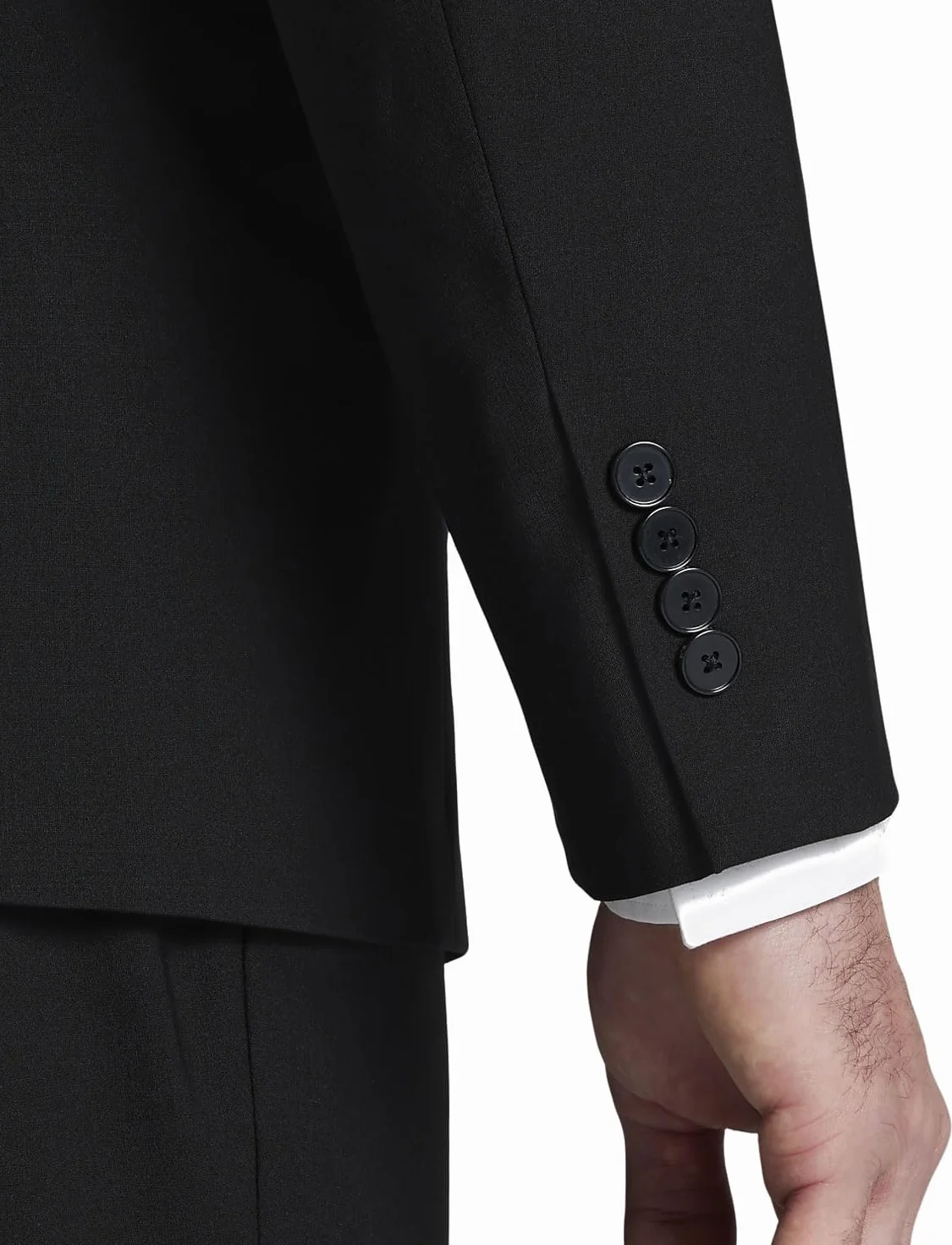 Calvin Klein X-Fit Slim Stretch Suit Separate (Blazer Pant) - Odzież — spodnie Mężczyźni