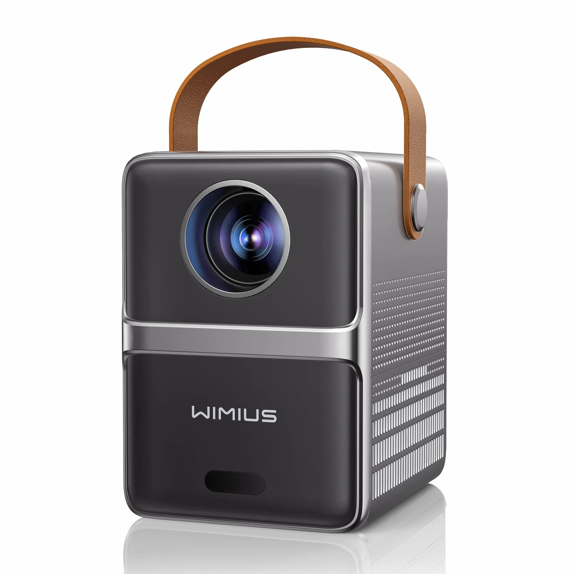 Krótki strzał. Przenośny mini projektor WiFi Bluetooth 18000 lumenów, mini projektor WiMiUS obsługuje projektor wideo Full HD 5G WiFi do kina domowego, iOS/Android/Loptop/USB/PS5/AV