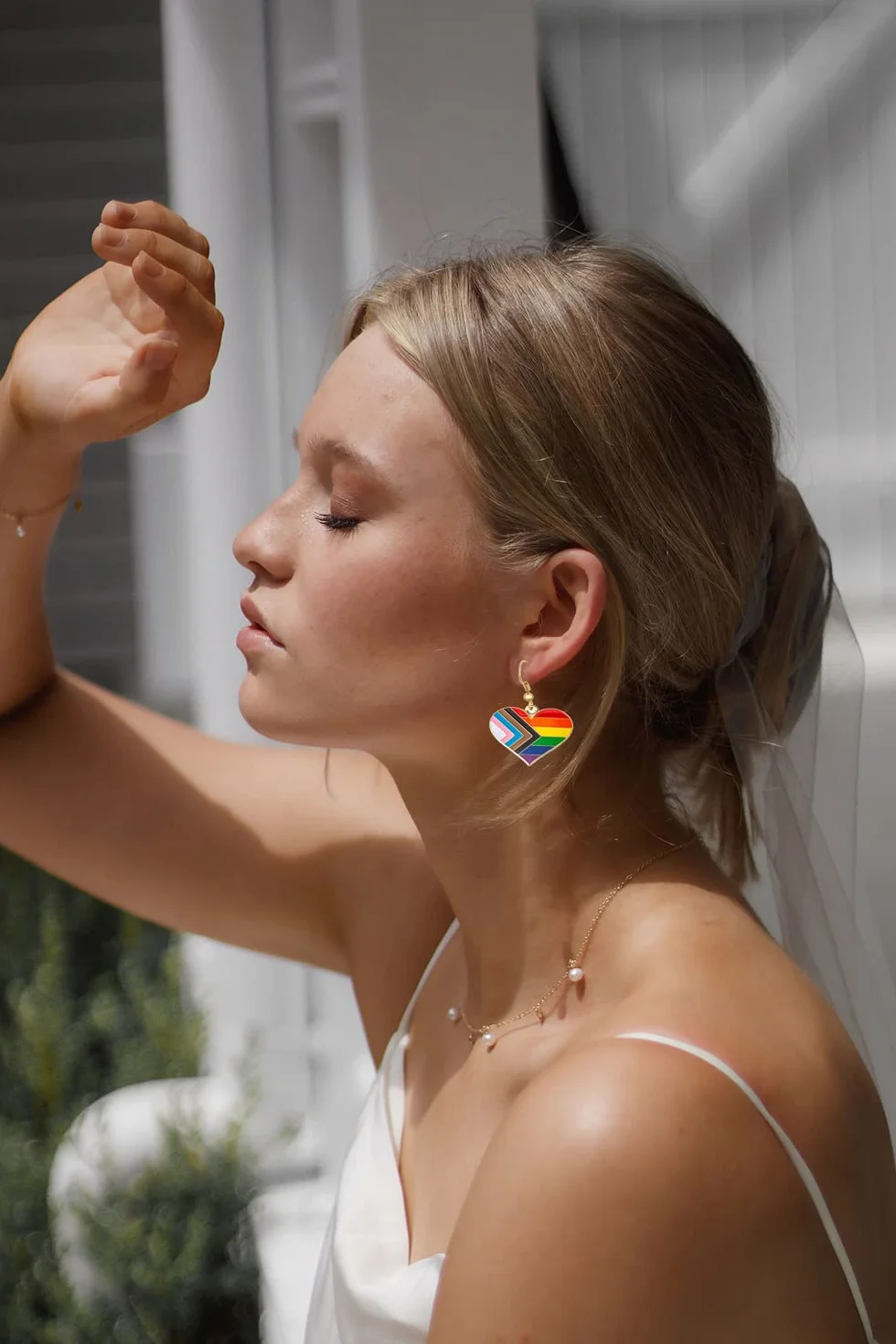 Progress Transgender Rainbow Pansexual Asexual Bisexual Lesbian Nonbinary Sun Set Lesbian Dangle Earing Gay & Lesbian LGBT Pride Gifts Rainbow Jewelry