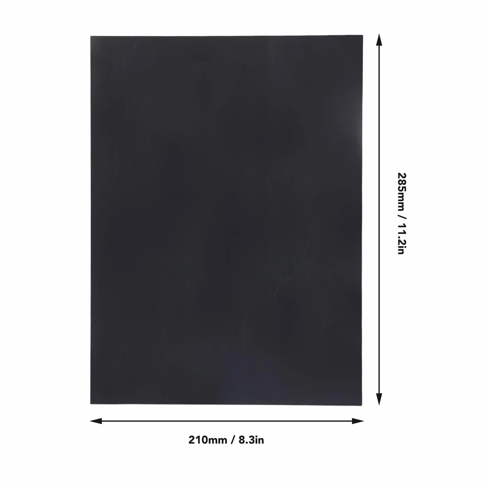 10 szt. Czarny Papier do Testowania Laserów 210x285mm Dwustronny Lasery Użytkowe Papier Skupiający Przezroczysty Obszar Drukowania do Regulacji Jakości Plamki