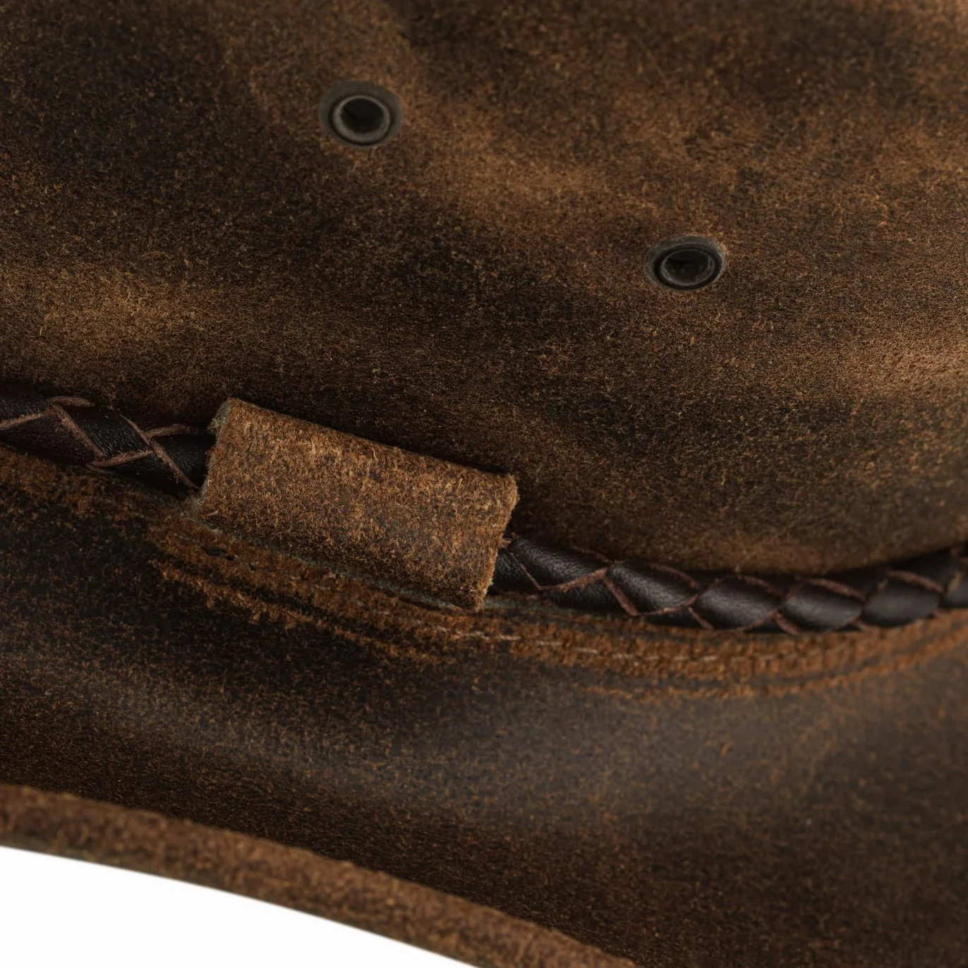 Damski męski kowbojski kapelusz skórzany NEMI unisex w 3 kolorach