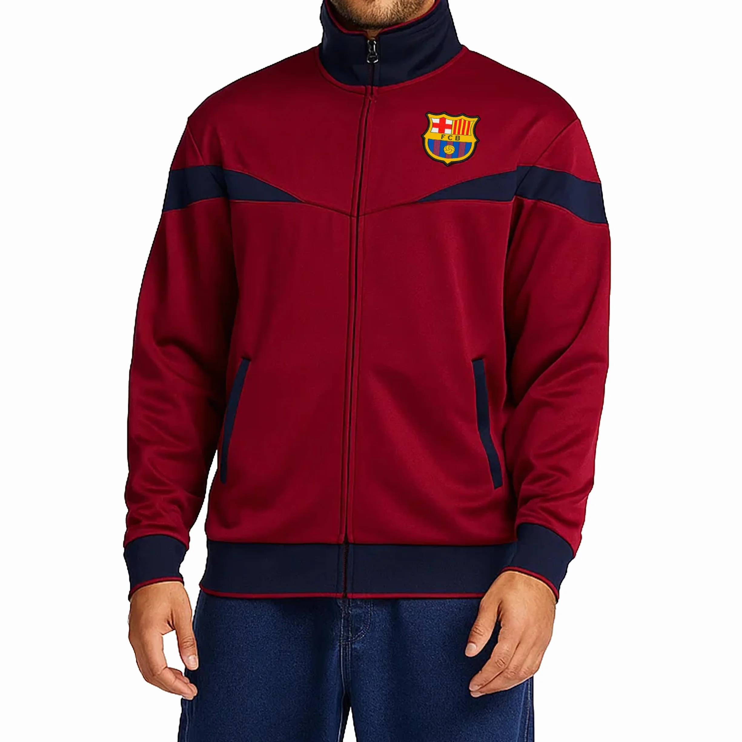 Icon Sports Chłopięca kurtka dresowa z zamkiem błyskawicznym Club America Youth Full-Zip Track Jacket (1 szt.)