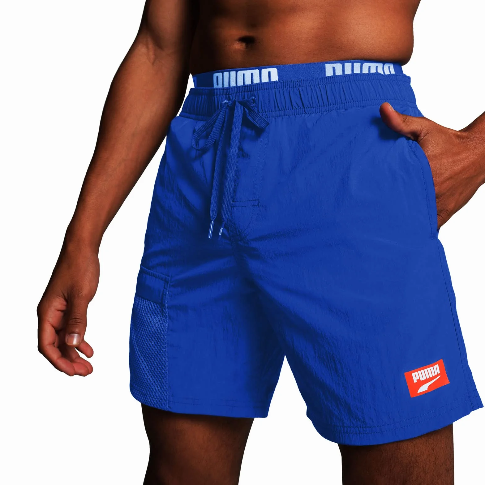 PUMA Męskie szorty męskie, proszek chili, M, chili puder, M