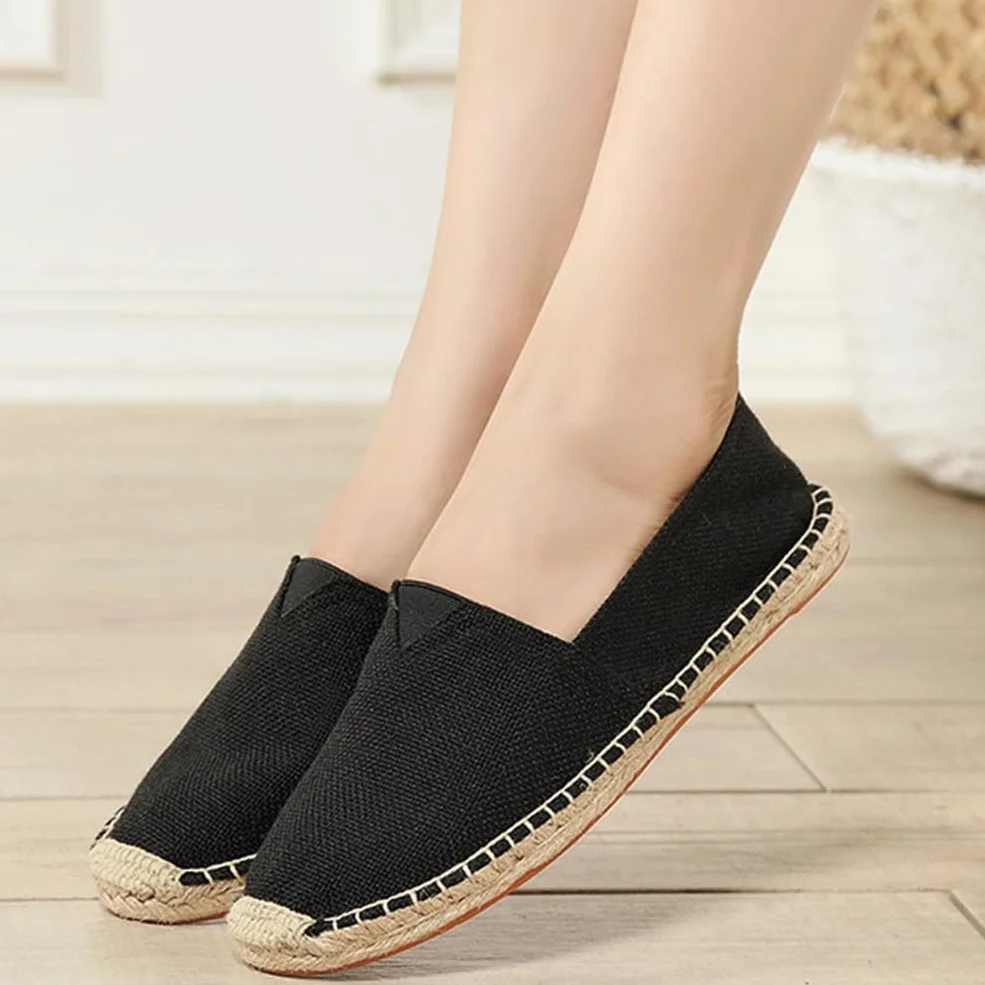 M&Catree Płócienne buty espadryle dla mężczyzn kobiet na co dzień wsuwane mokasyny płaskie trampki do jazdy