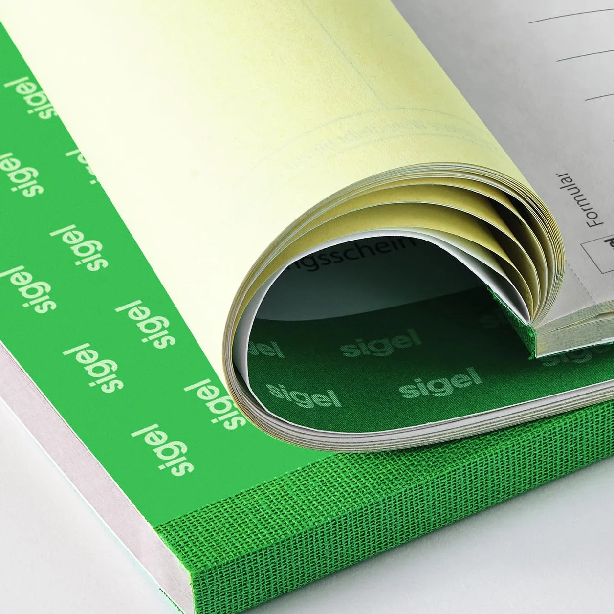 SIGEL SD130 faktury dla małych przedsiębiorców A5, 2 x 30 arkuszy, samokopiujące, z papieru zrównoważonego, blok rachunkowy