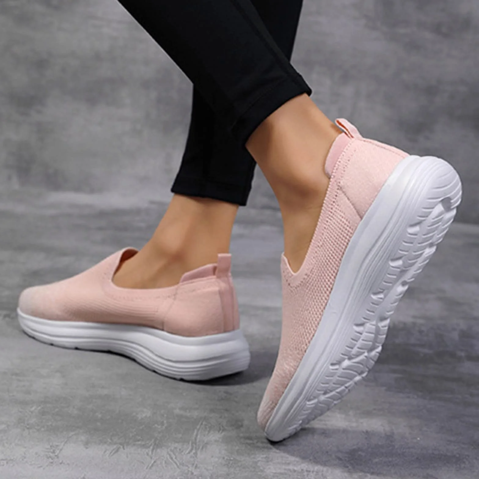 Sneakersy damskie do biegania, buty sportowe, oddychające, sznurowane buty dla kobiet, płaskie buty rekreacyjne, unisex, lekkie buty robocze, sportowe, damskie sneakersy, białe