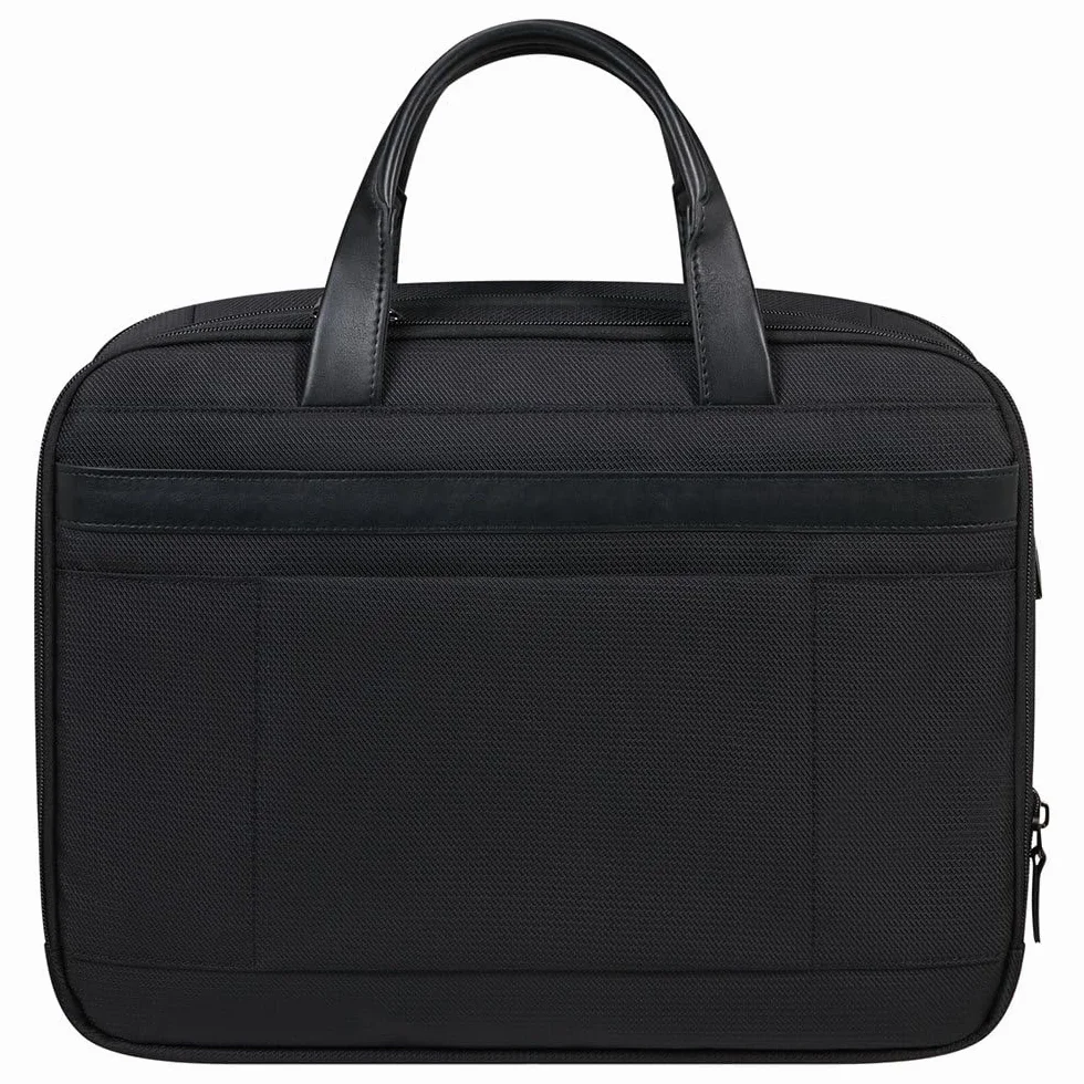 Samsonite XBR 2.0 - Teczka 15,6 cala rozszerzalna z 3 przedziałami, 40,5 cm, 20/28 L, czarny (czarny)